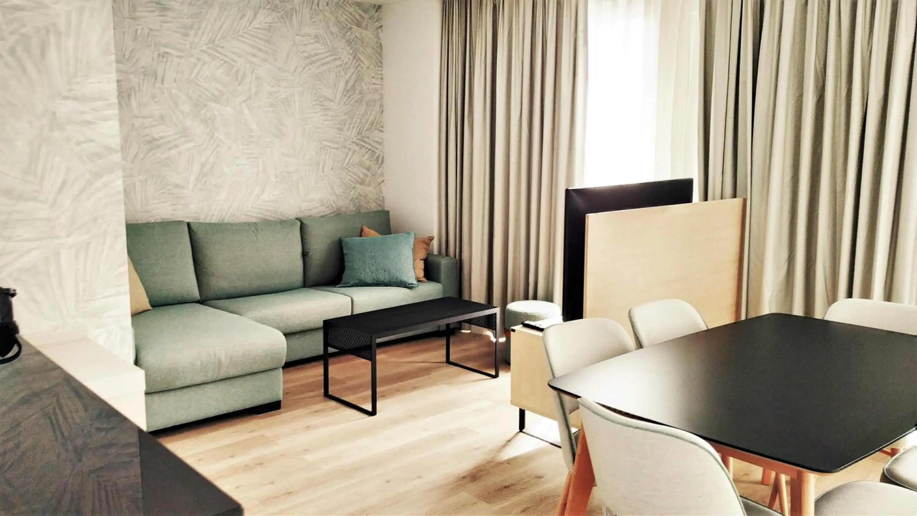 Living room in Ahoy Apartments