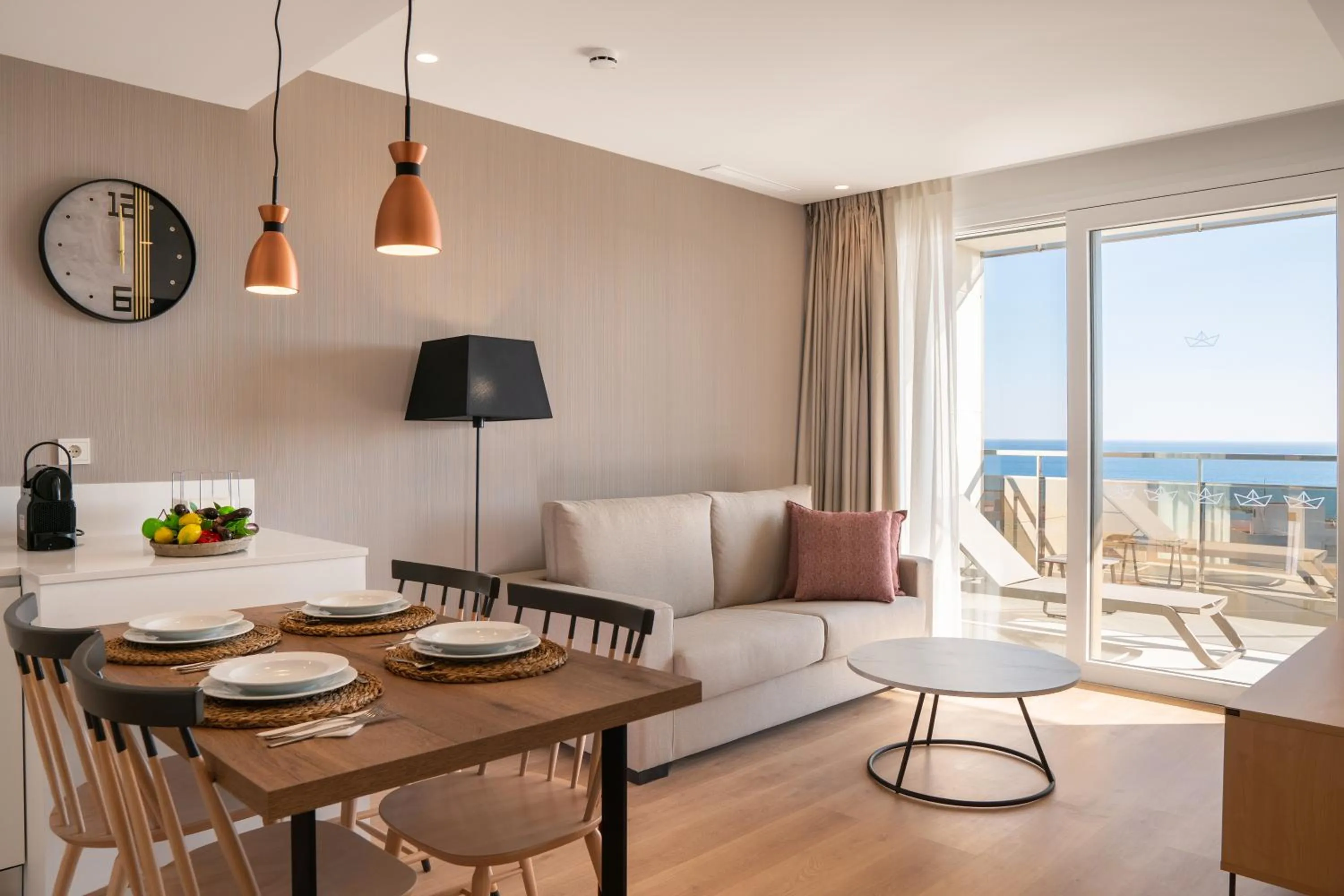 Living room in Ahoy Apartments