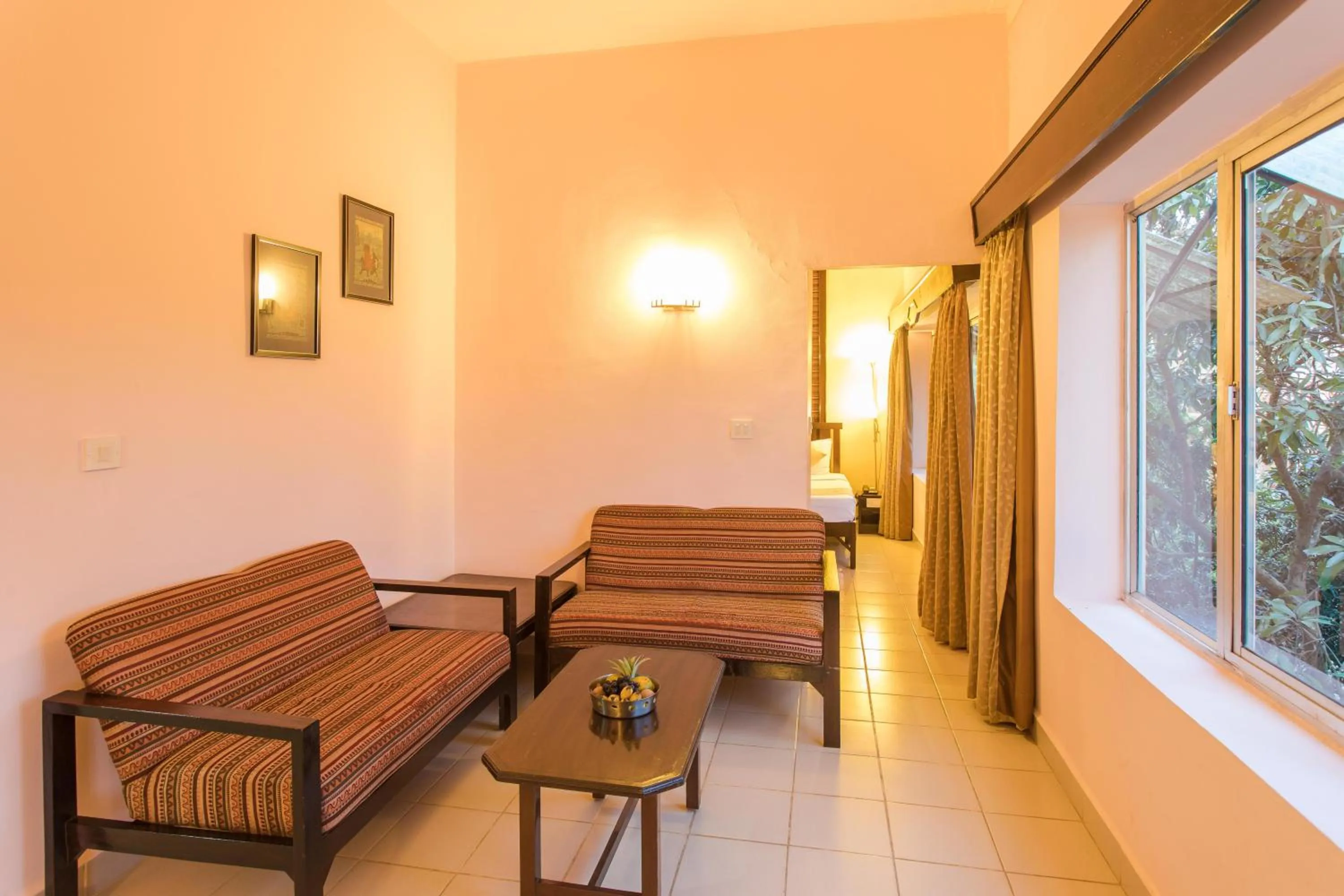 Living room in Hotel Coorg International