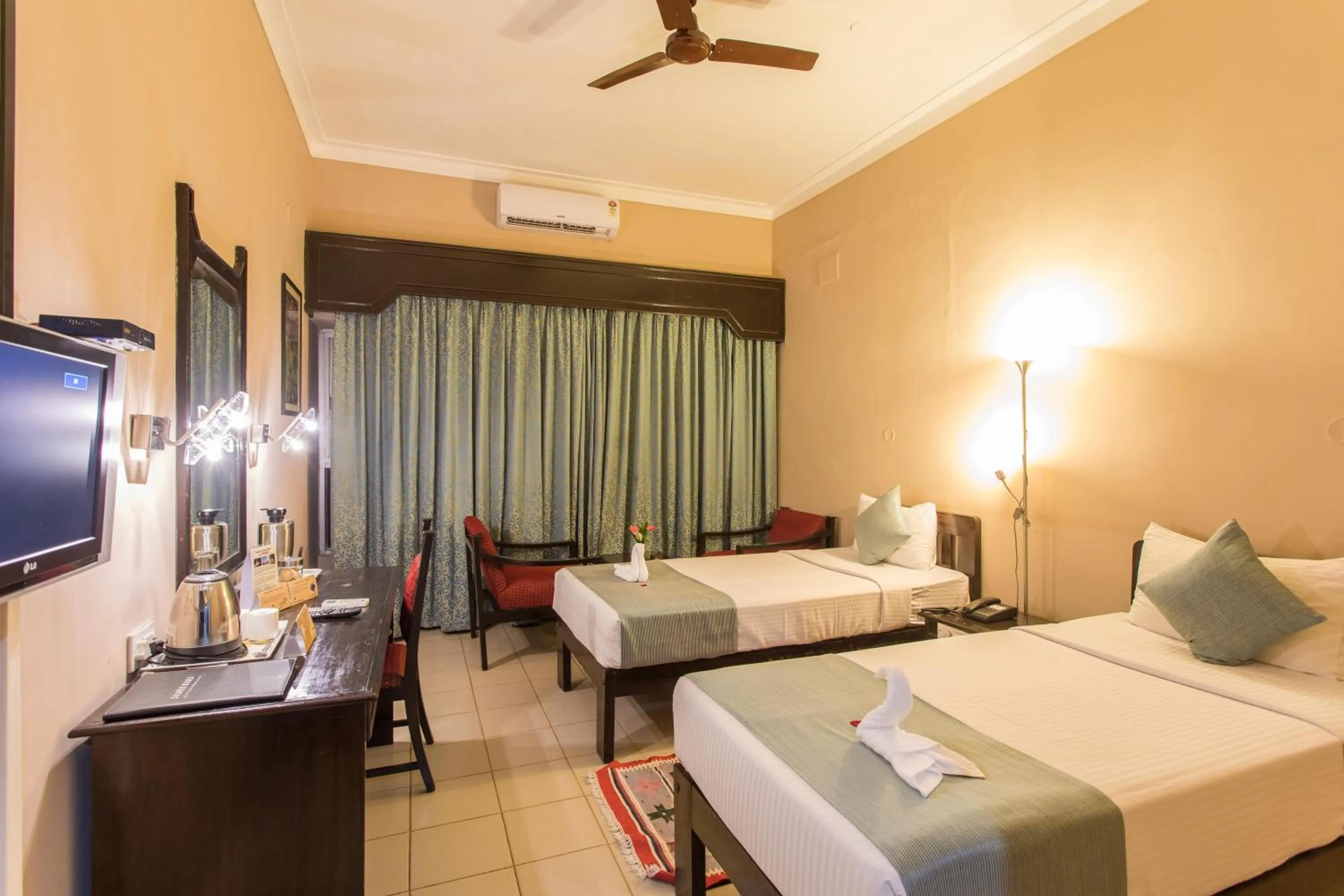 Bedroom, Bed in Hotel Coorg International