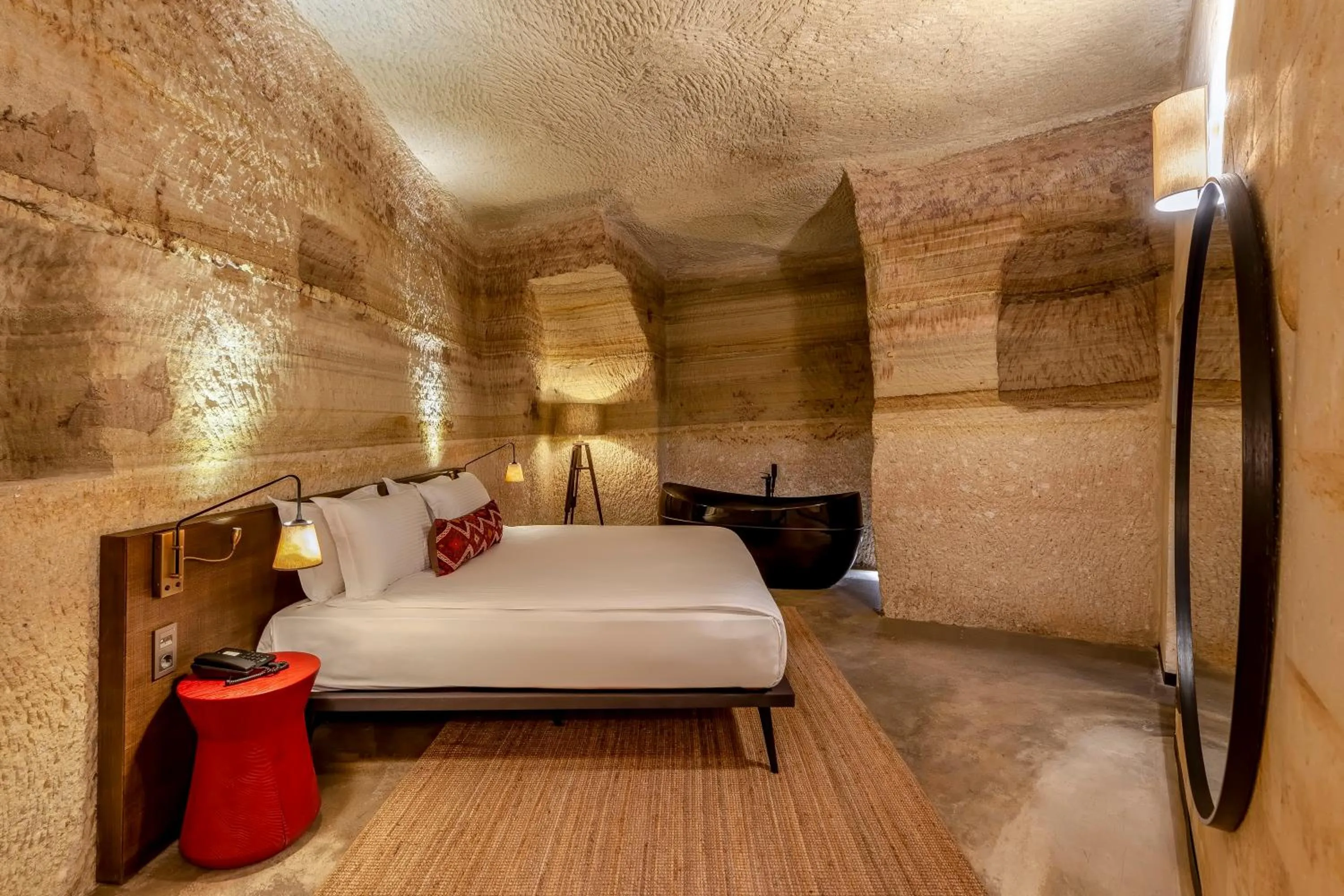 Bed in Carus Cappadocia