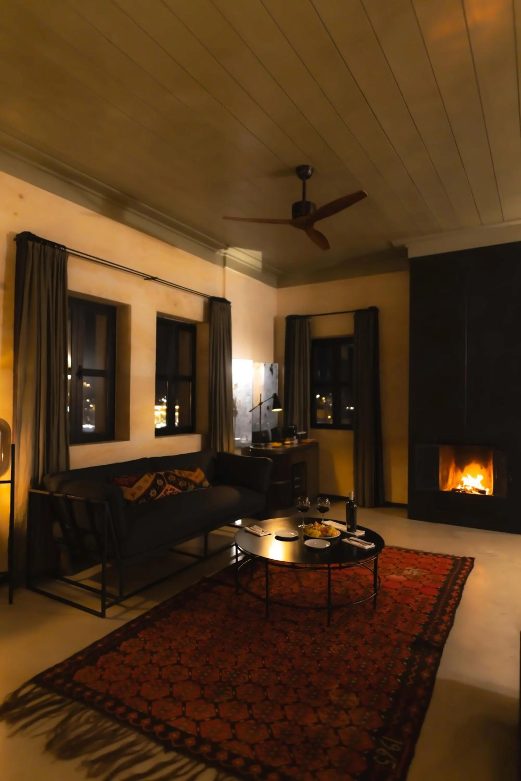 Seating area in Carus Cappadocia