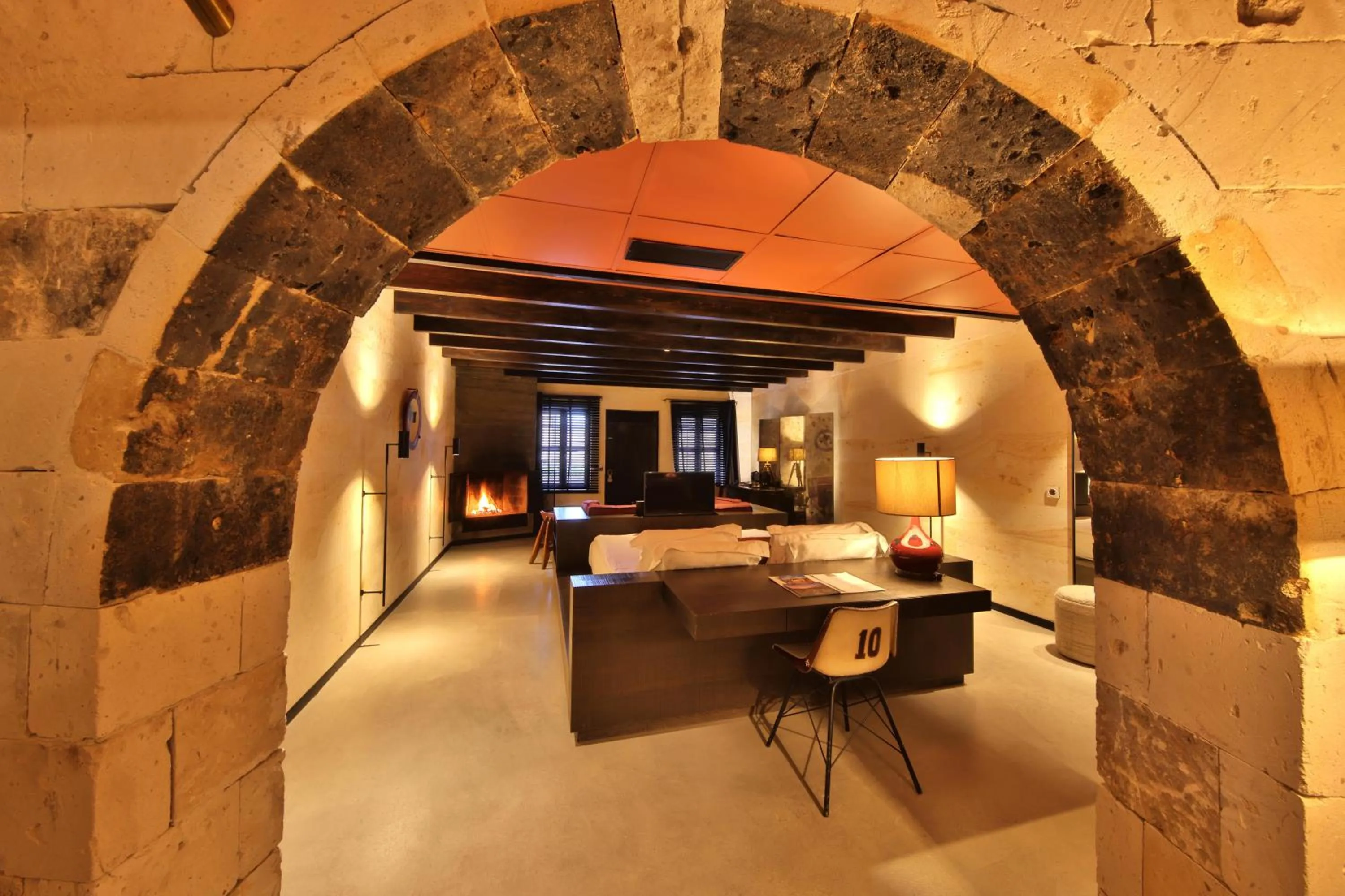 Seating area in Carus Cappadocia