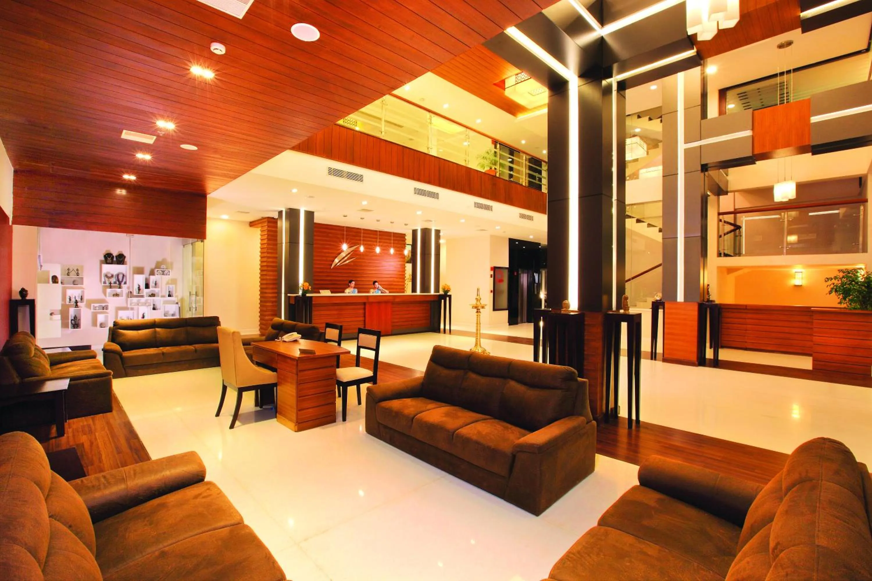 Lobby or reception in Holiday Vista Thekkady a premium hotel near periyar wild life sanctuary with sky view pool