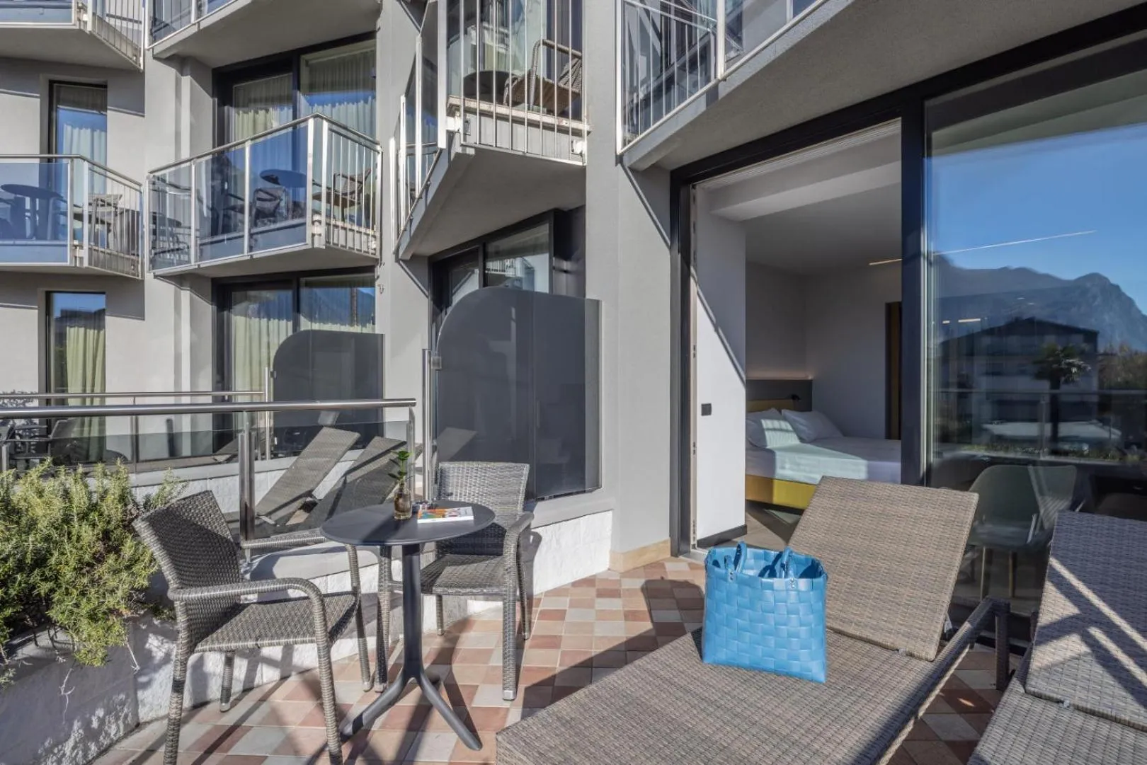 Balcony/Terrace in Garda Suite Hotel - Tonelli Hotels