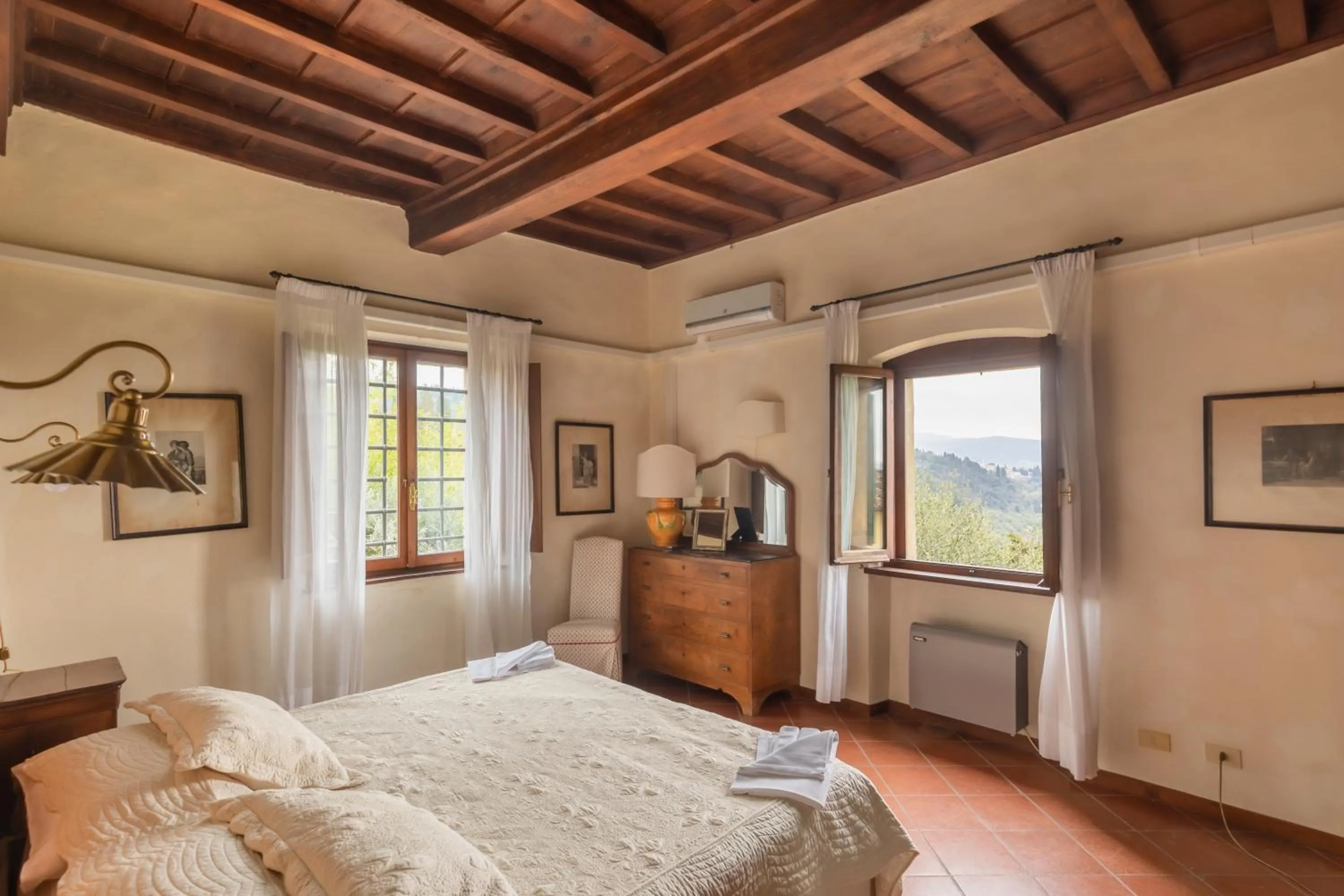 Bedroom, Bed in Fattoria di Maiano