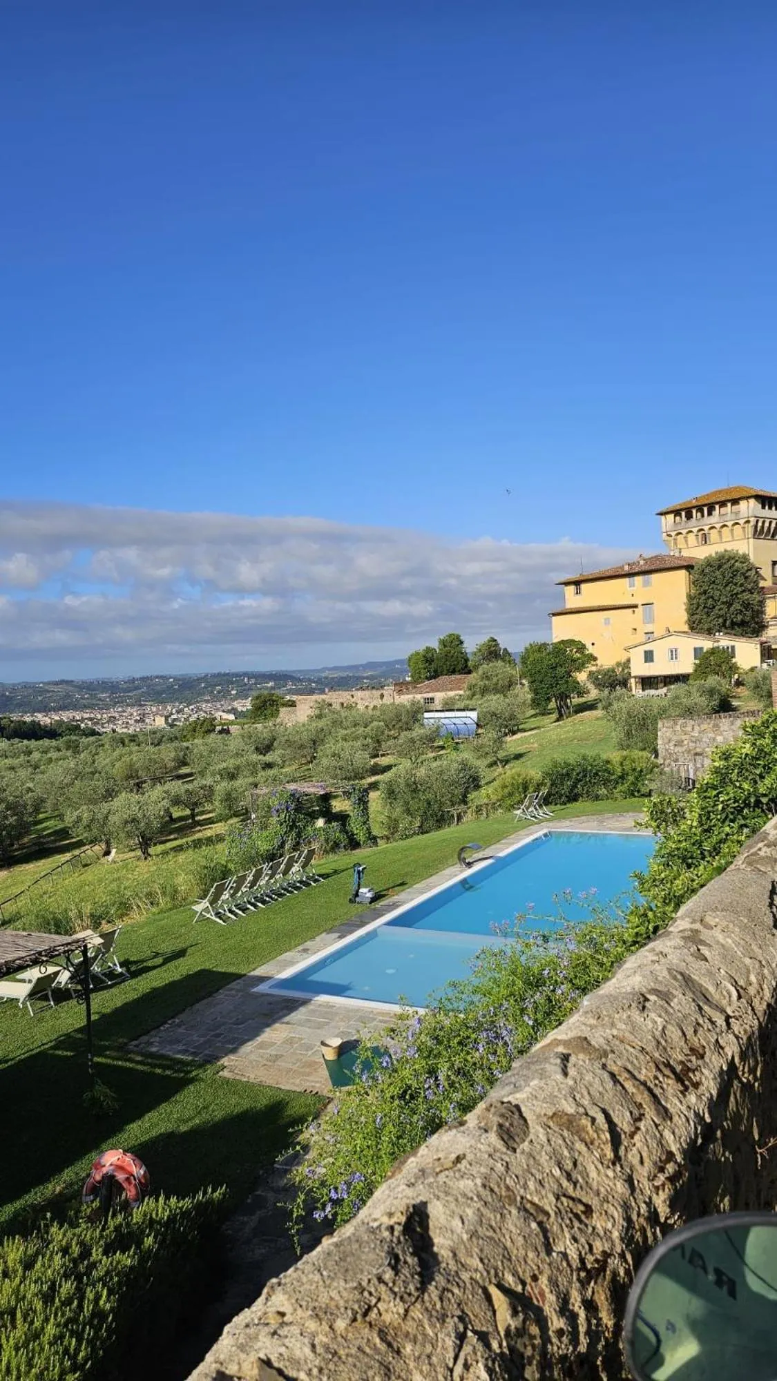 Swimming pool in Fattoria di Maiano