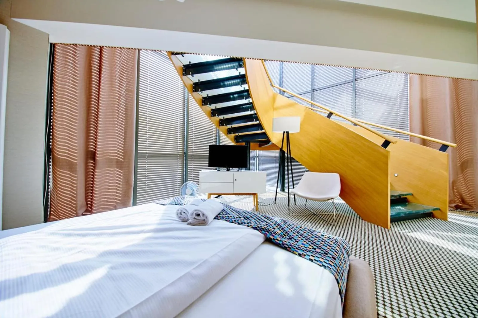 Bed in Hotel Great Polonia Velvet Suwałki