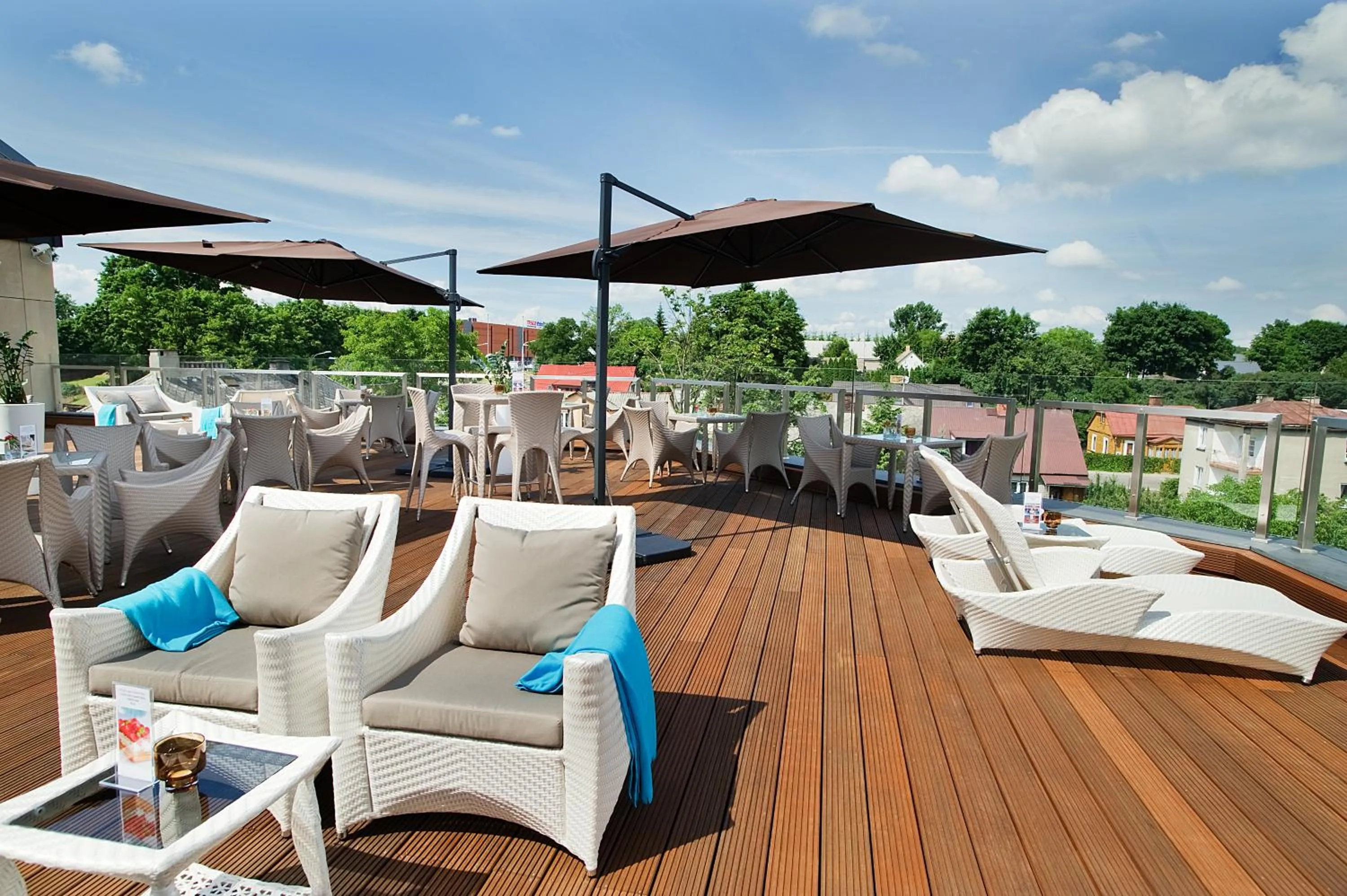 Balcony/Terrace in Hotel Great Polonia Velvet Suwałki