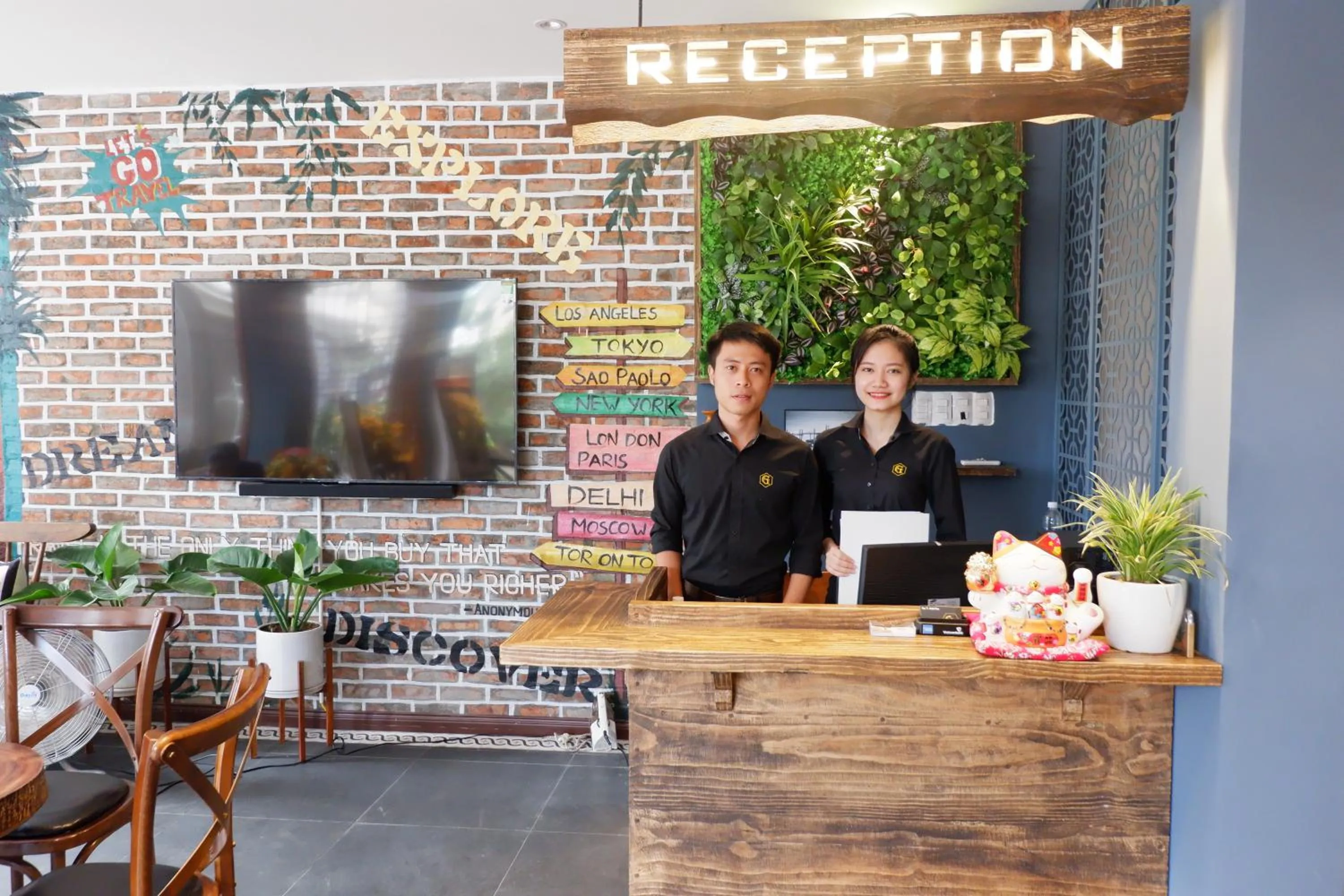 Staff in The G.Hotel Hue