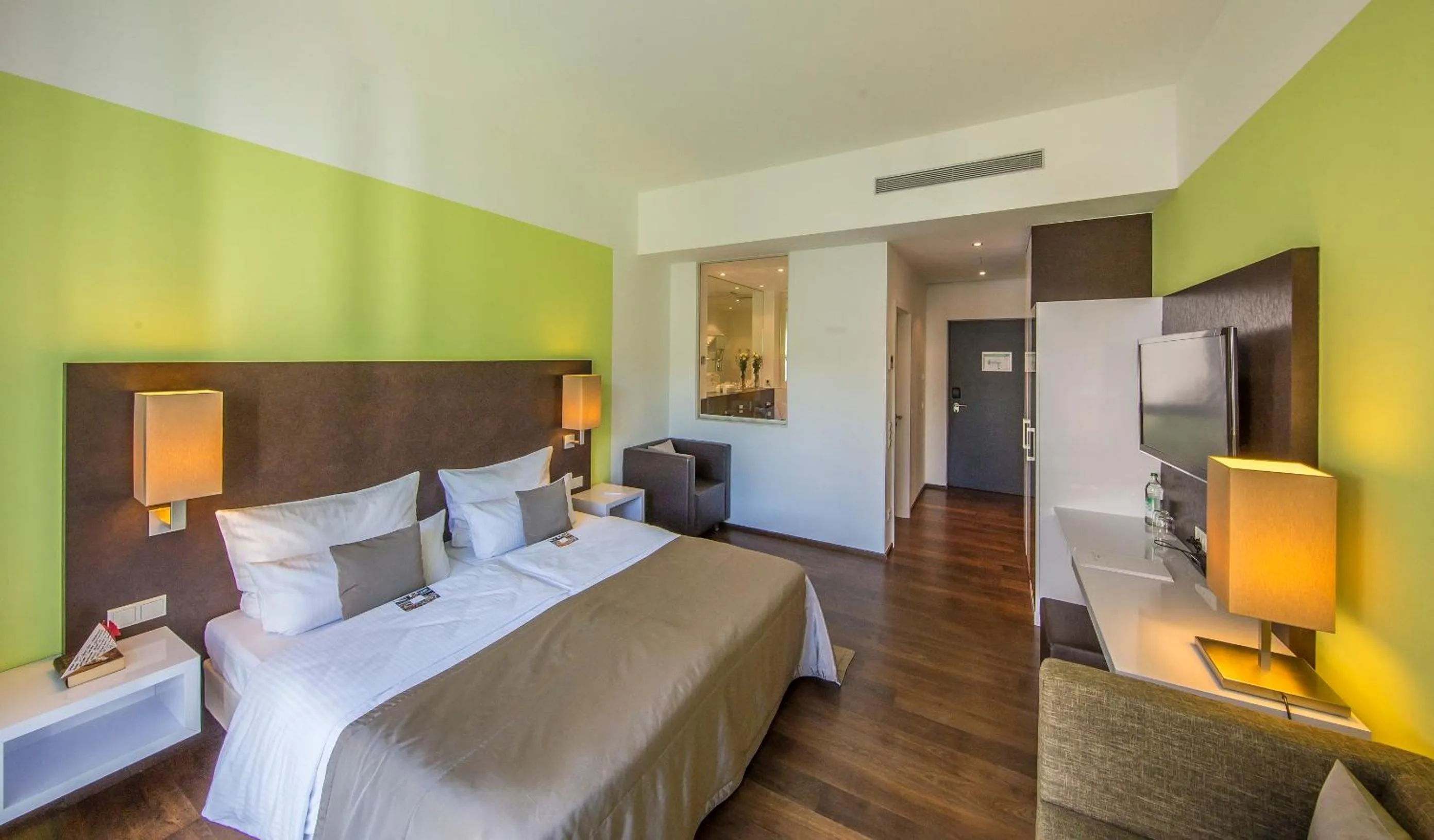 Bed in Hotel Im Schulhaus