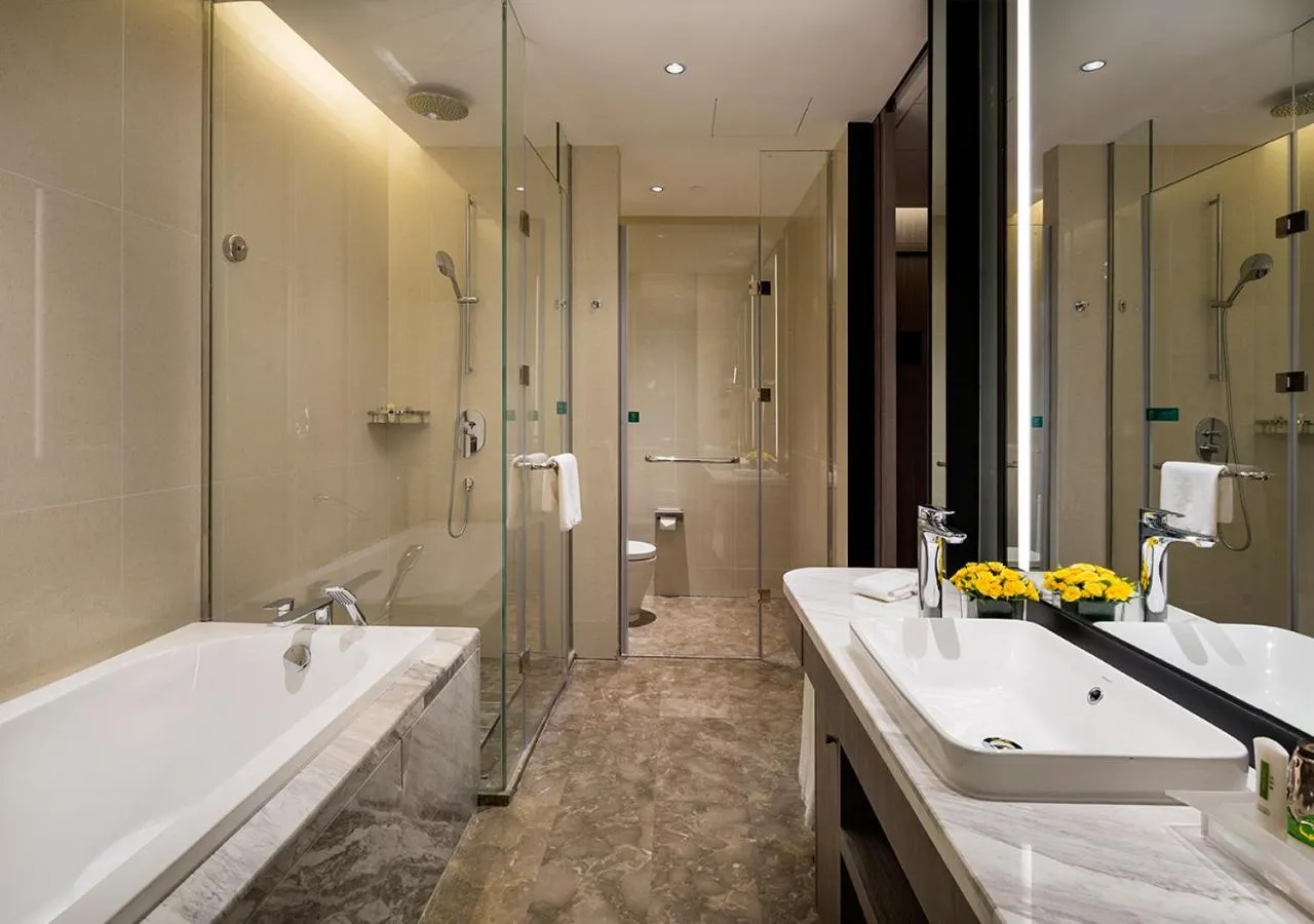 Shower in Holiday Inn Xining Hot-Spring by IHG