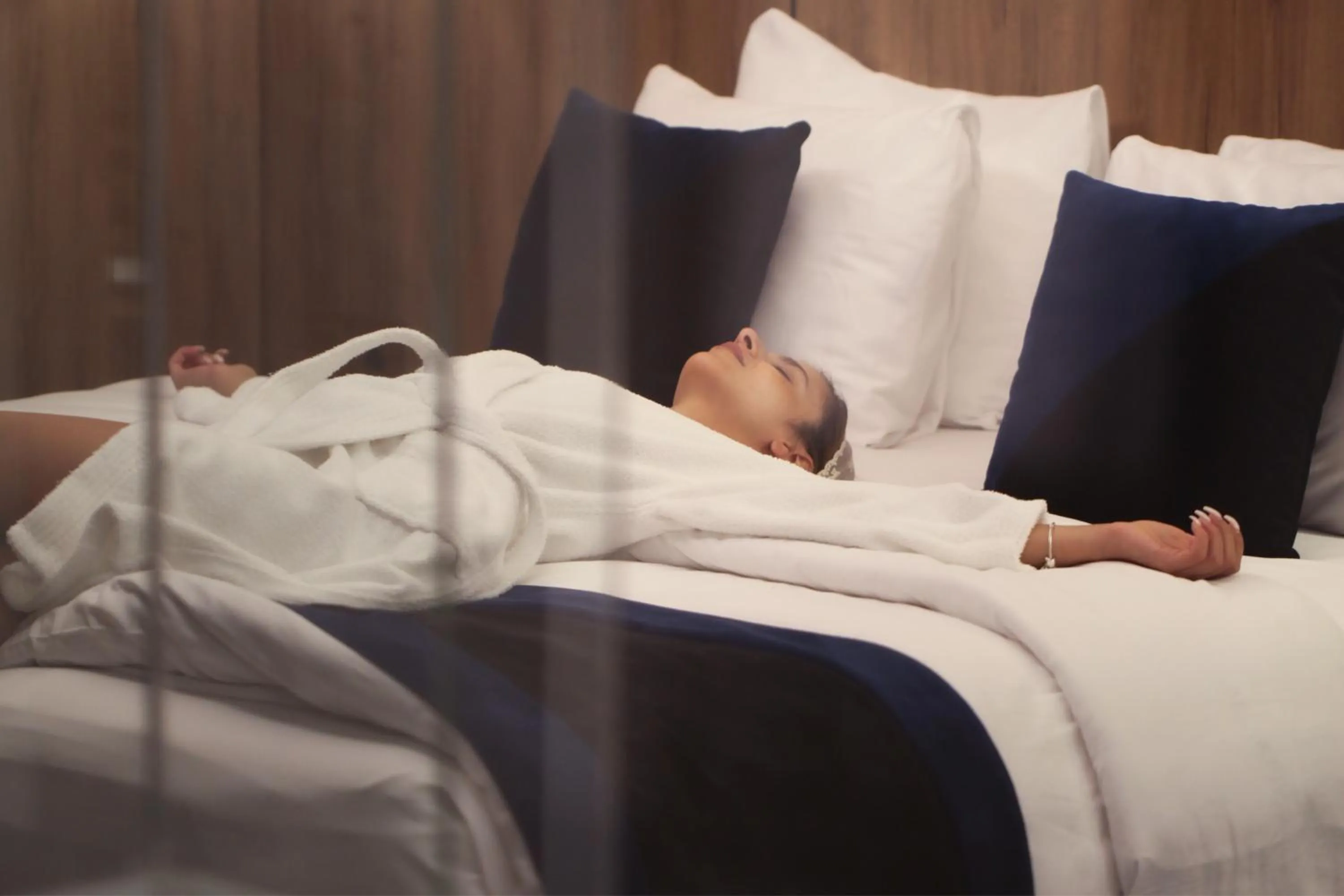 Bed in Monarch Hotel Amman