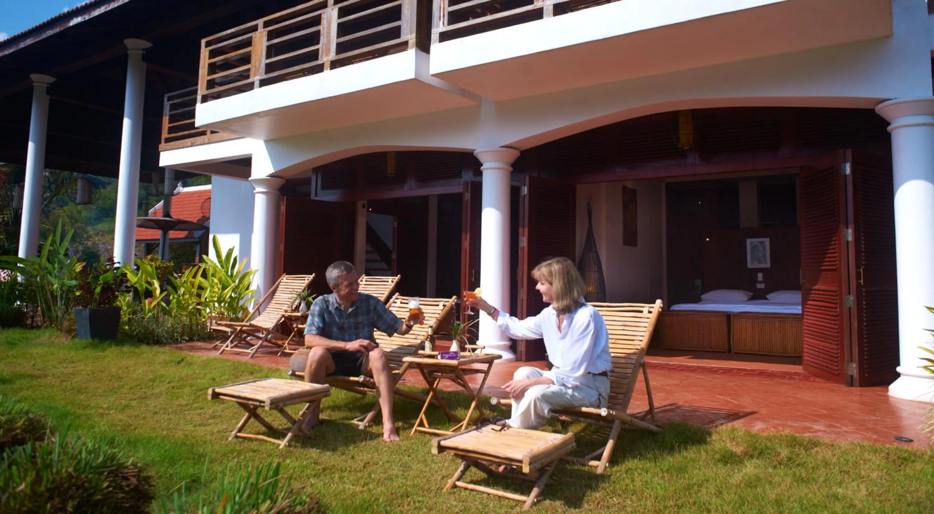 Garden in The Sanctuary Pakbeng Lodge