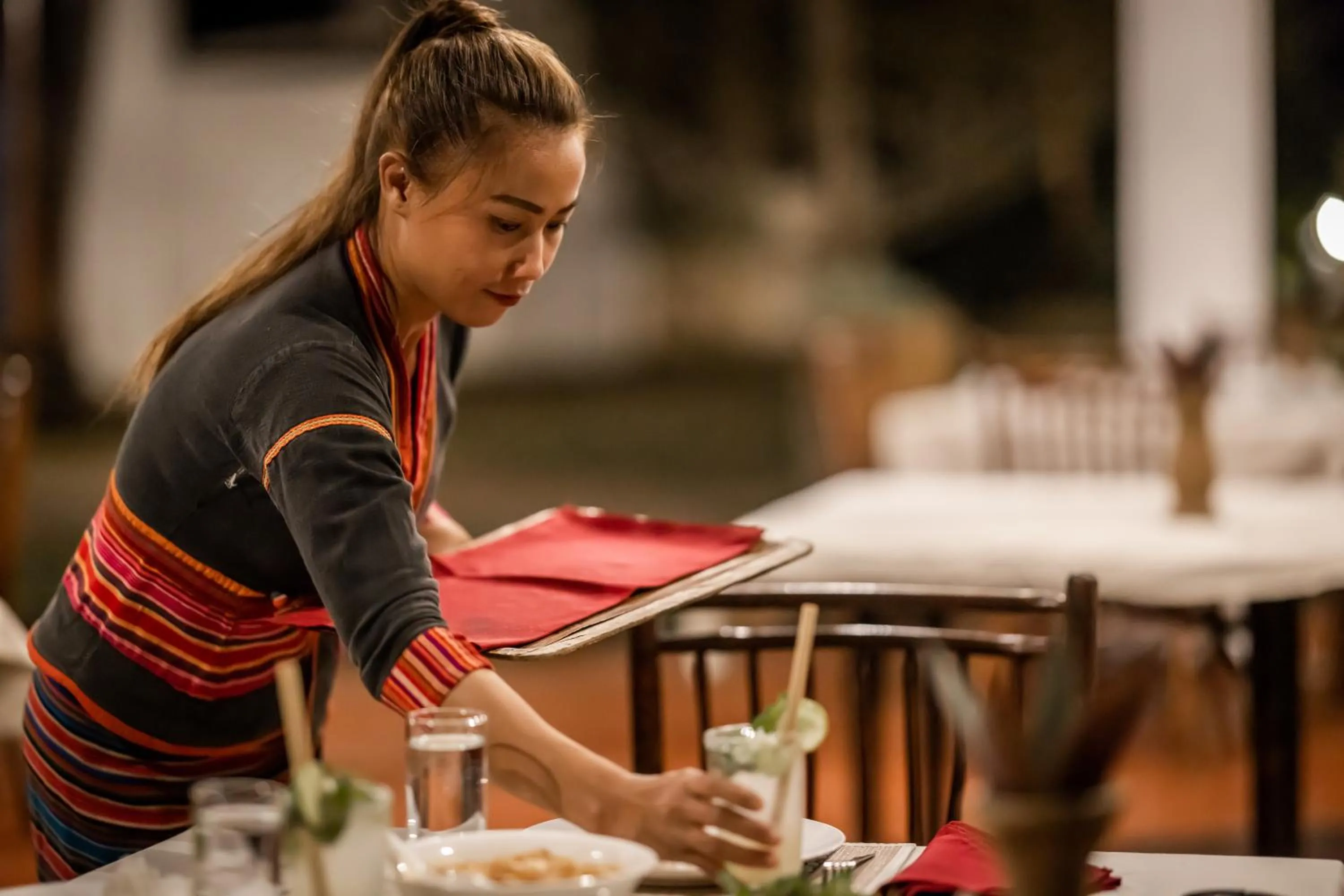 Restaurant/places to eat in The Sanctuary Pakbeng Lodge