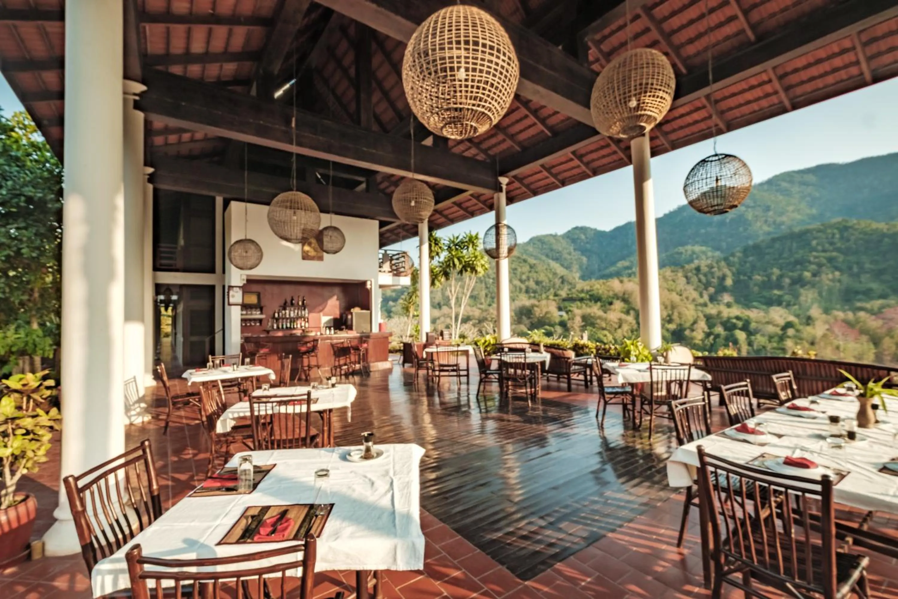 Restaurant/places to eat in The Sanctuary Pakbeng Lodge