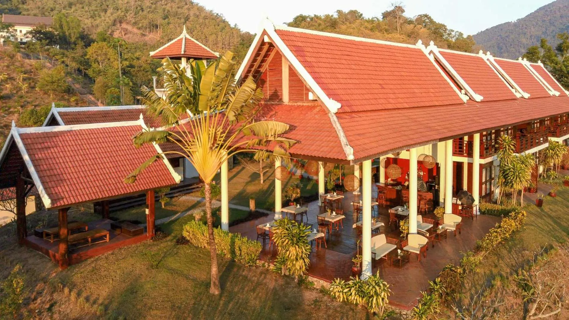 Restaurant/places to eat in The Sanctuary Pakbeng Lodge