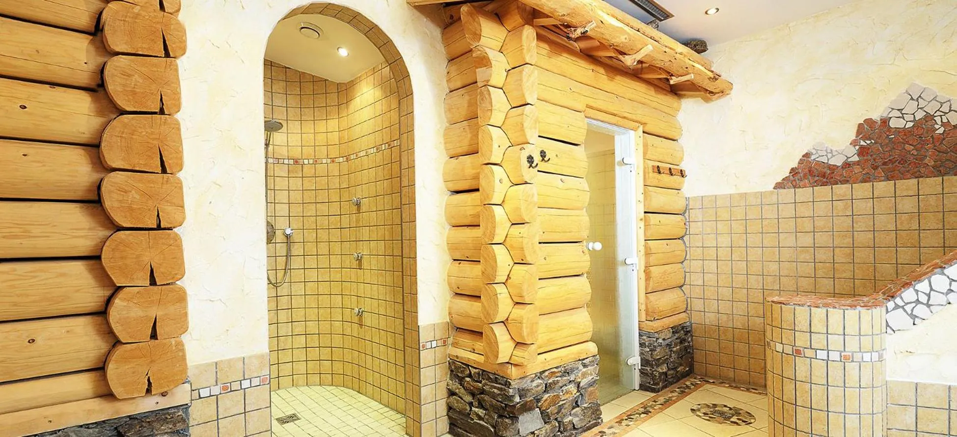 Sauna in Hotel Kristall B&B