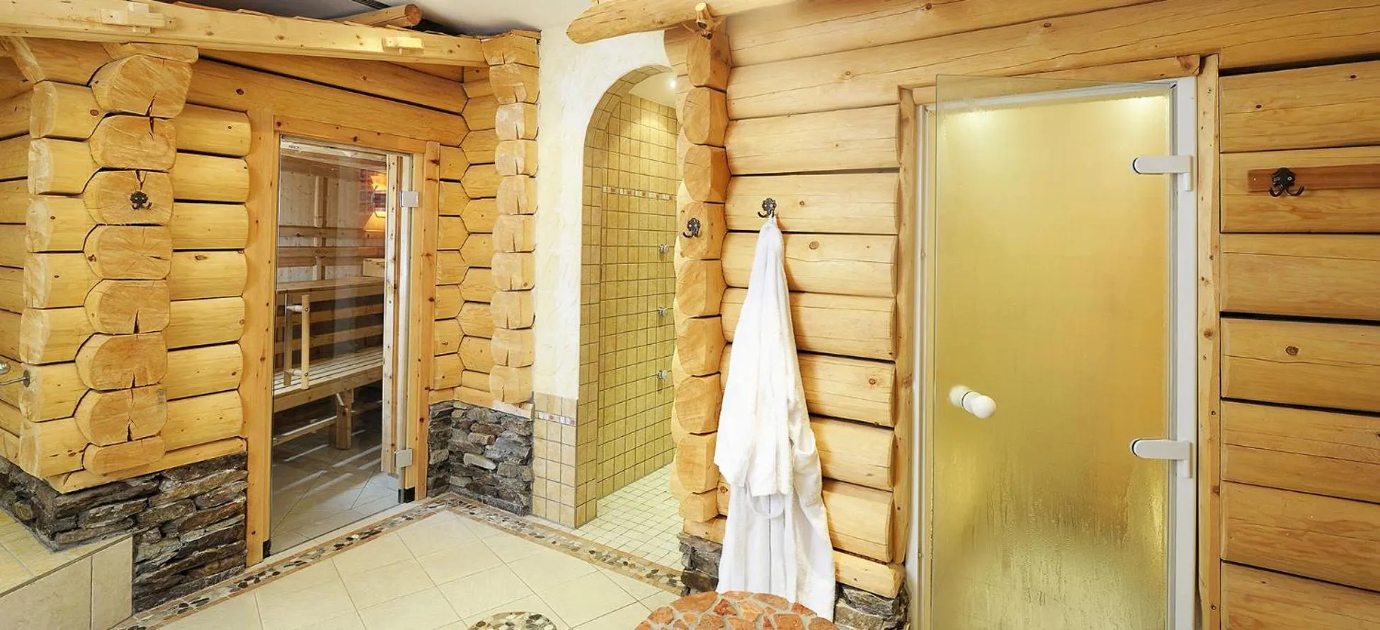 Sauna in Hotel Kristall B&B