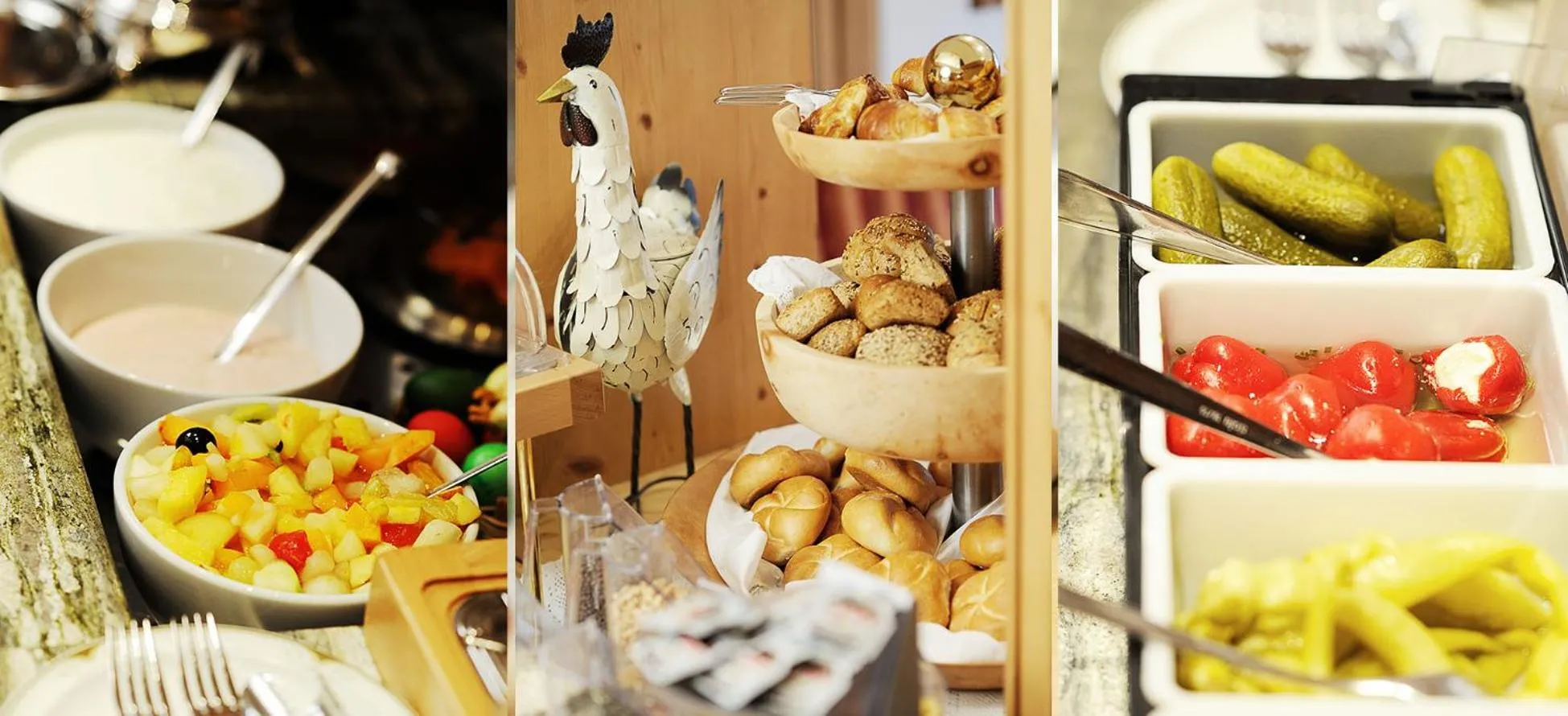 Food and drinks in Hotel Kristall B&B