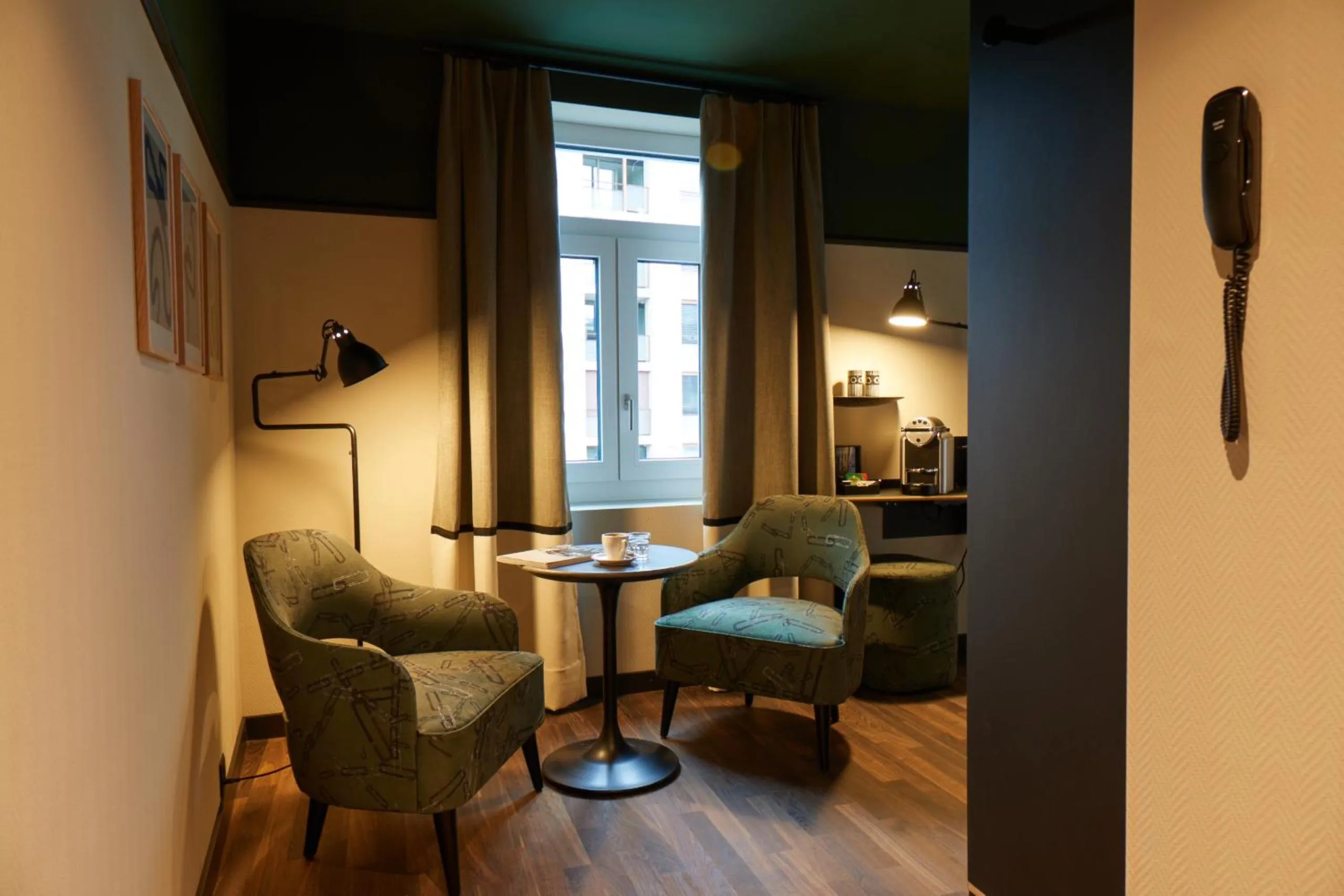 Seating area in Boutique Hotel Josef