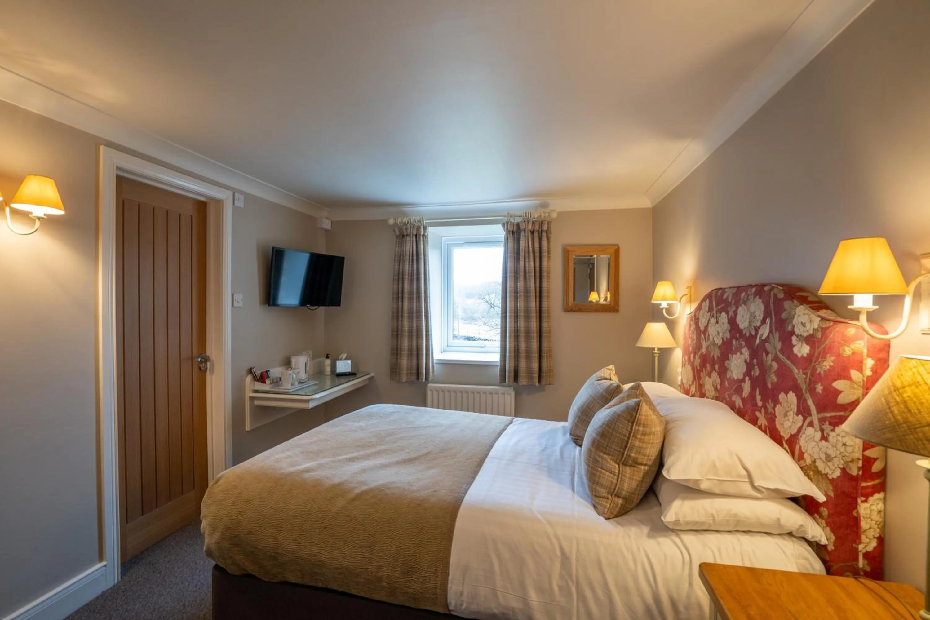 Bed in The Pheasant Inn