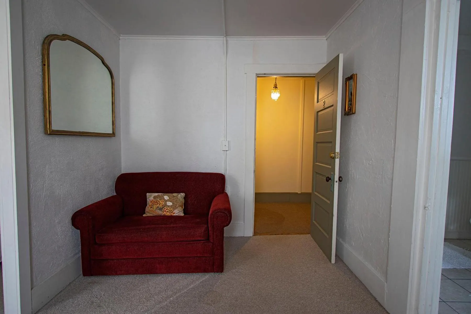 Seating area in The Woodbine Inn