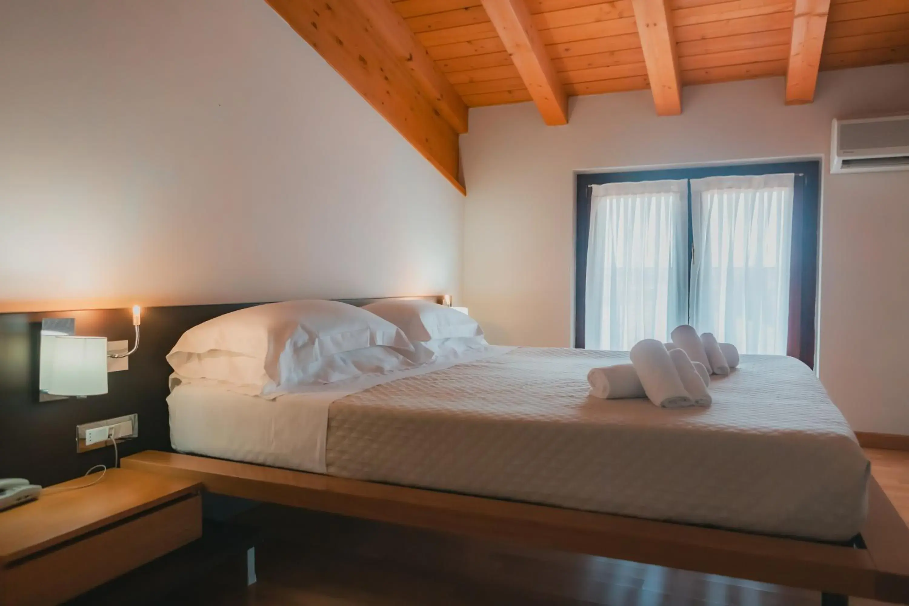 Bed in AHG Donna Silvia Wellness Hotel Bed in AHG Donna Silvia Wellness Hotel