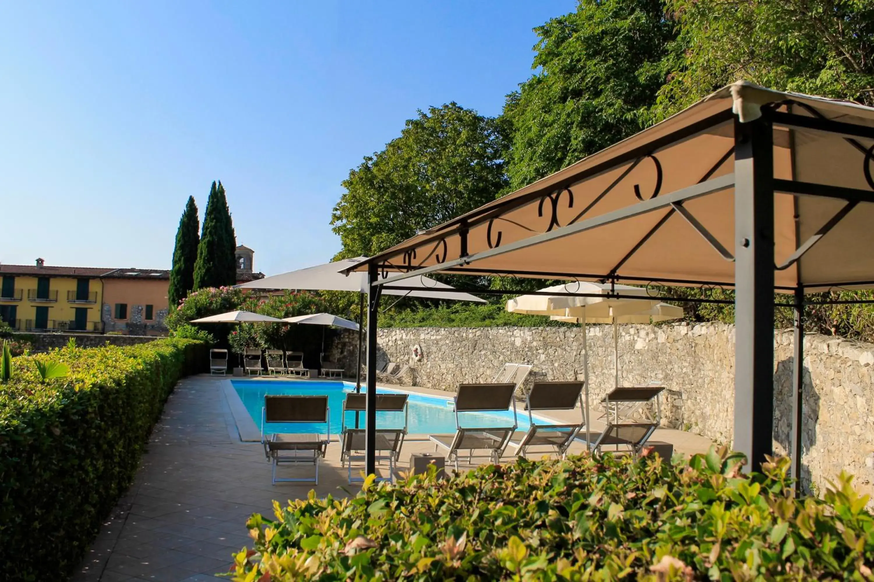 Pool view in AHG Donna Silvia Wellness Hotel Pool view in AHG Donna Silvia Wellness Hotel