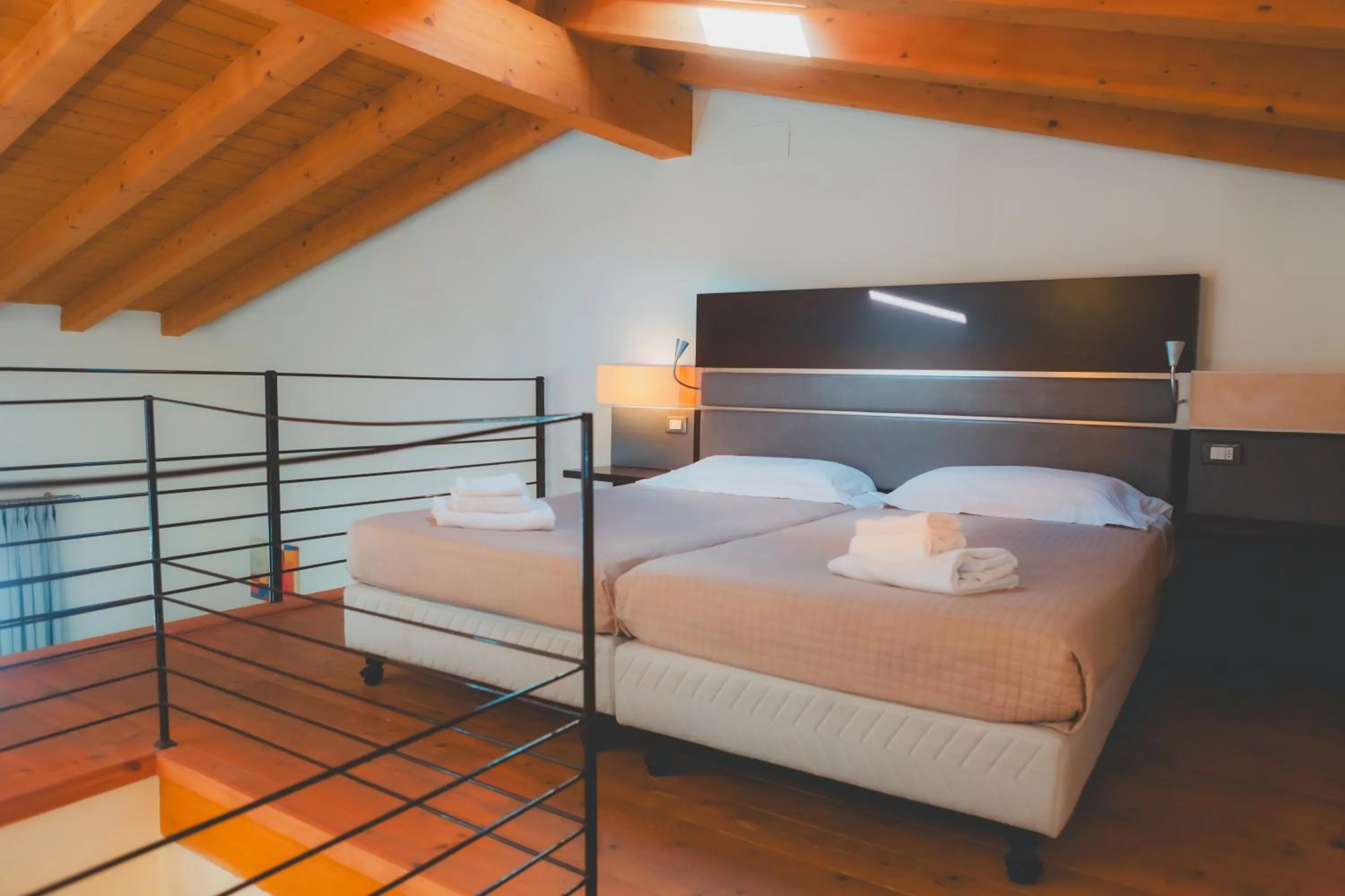 Bed in AHG Donna Silvia Wellness Hotel