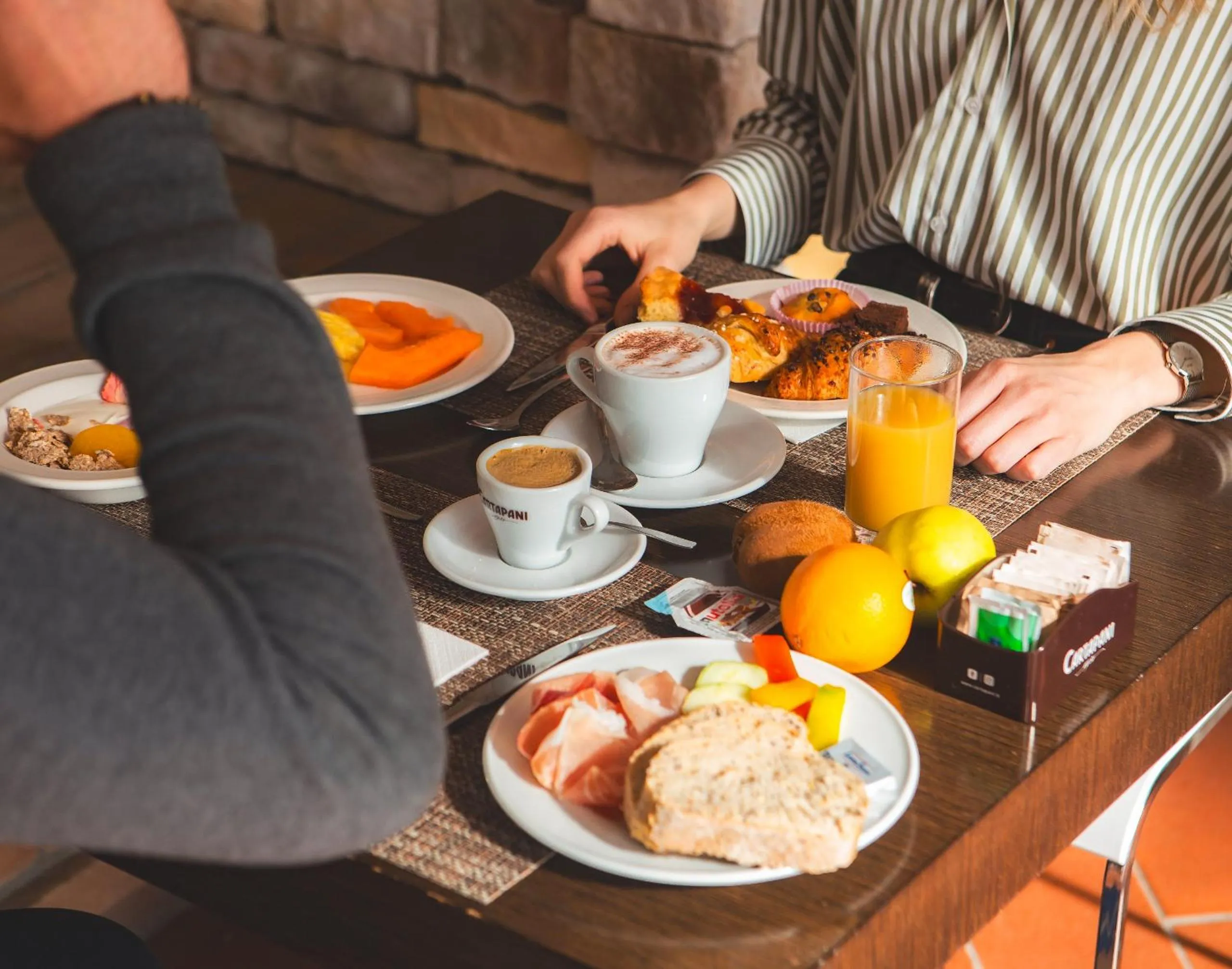 Food and drinks in AHG Donna Silvia Wellness Hotel