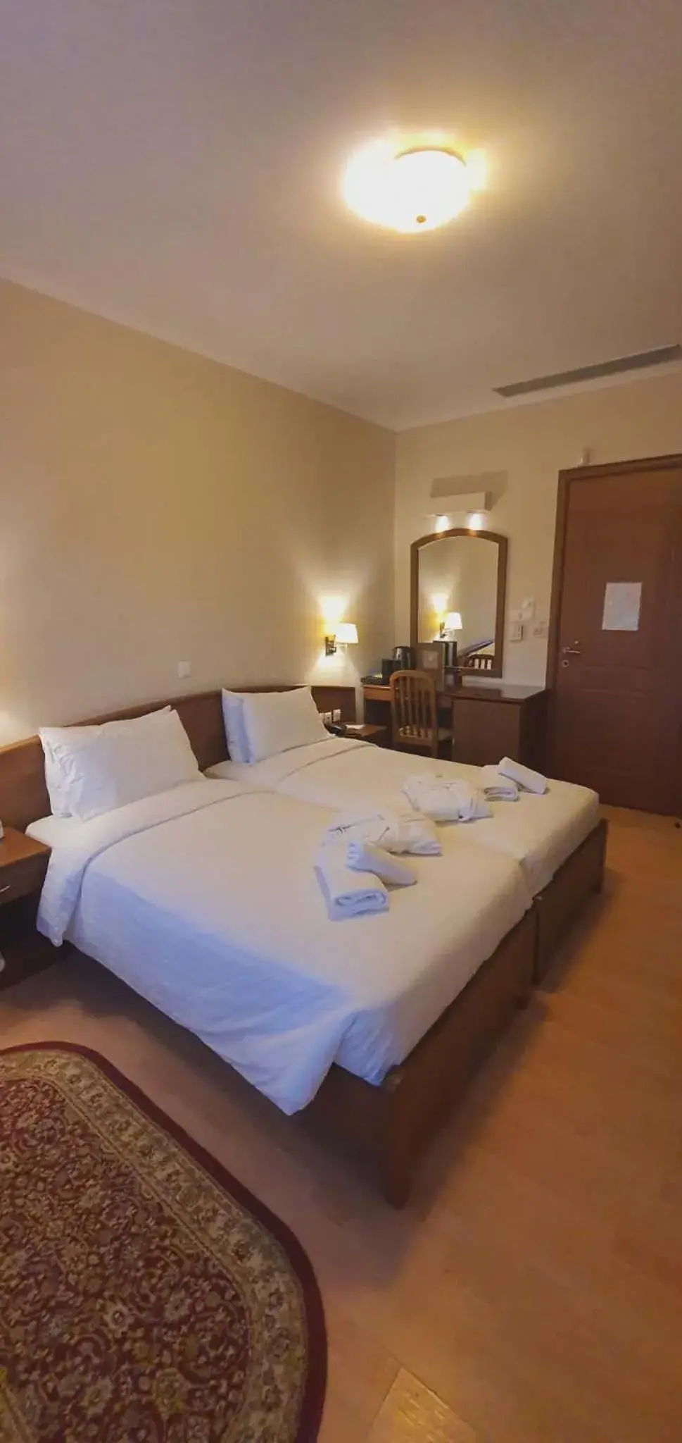 Bed in Xenios Dias Boutique Hotel Bed in Xenios Dias Boutique Hotel