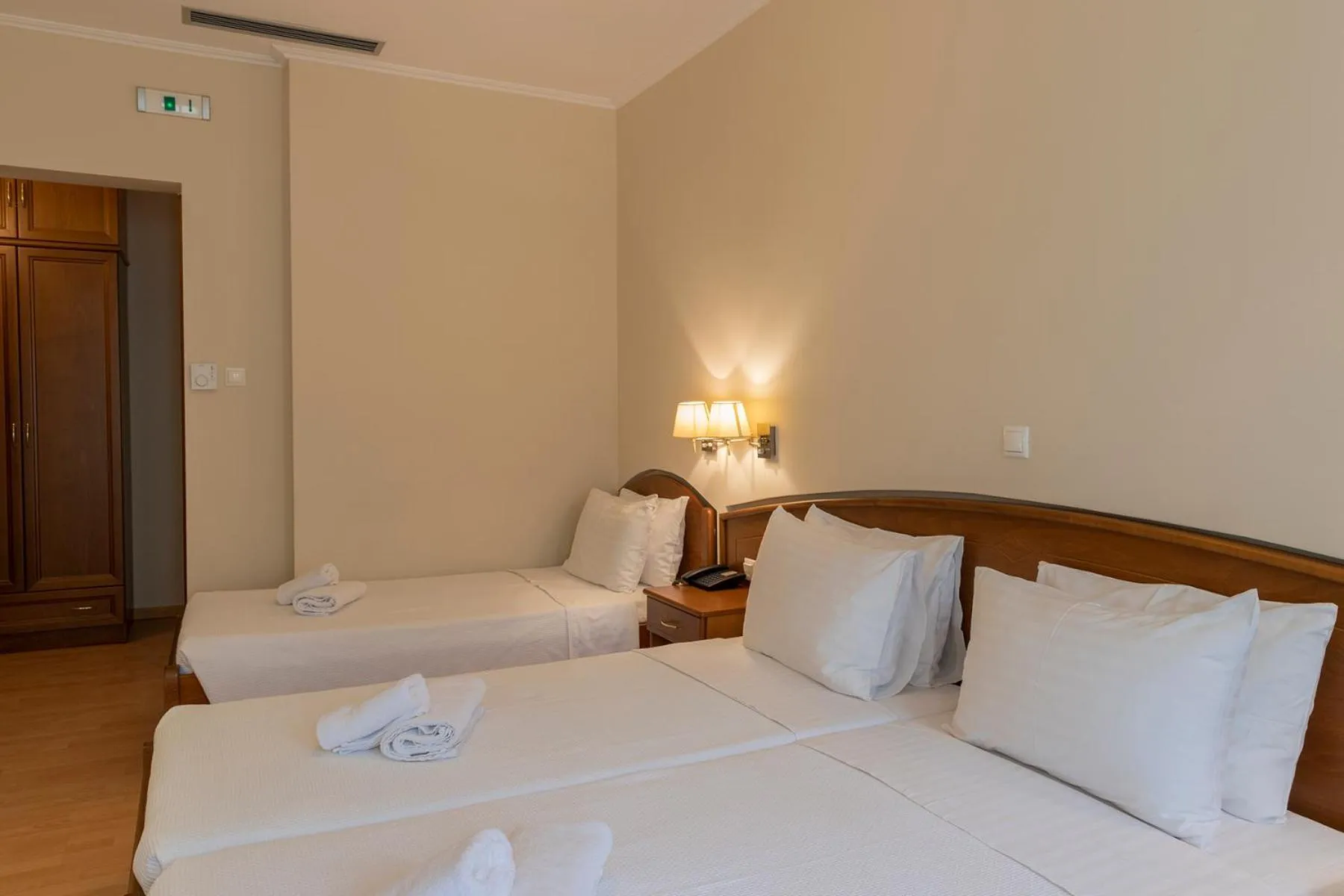 Bed in Xenios Dias Boutique Hotel