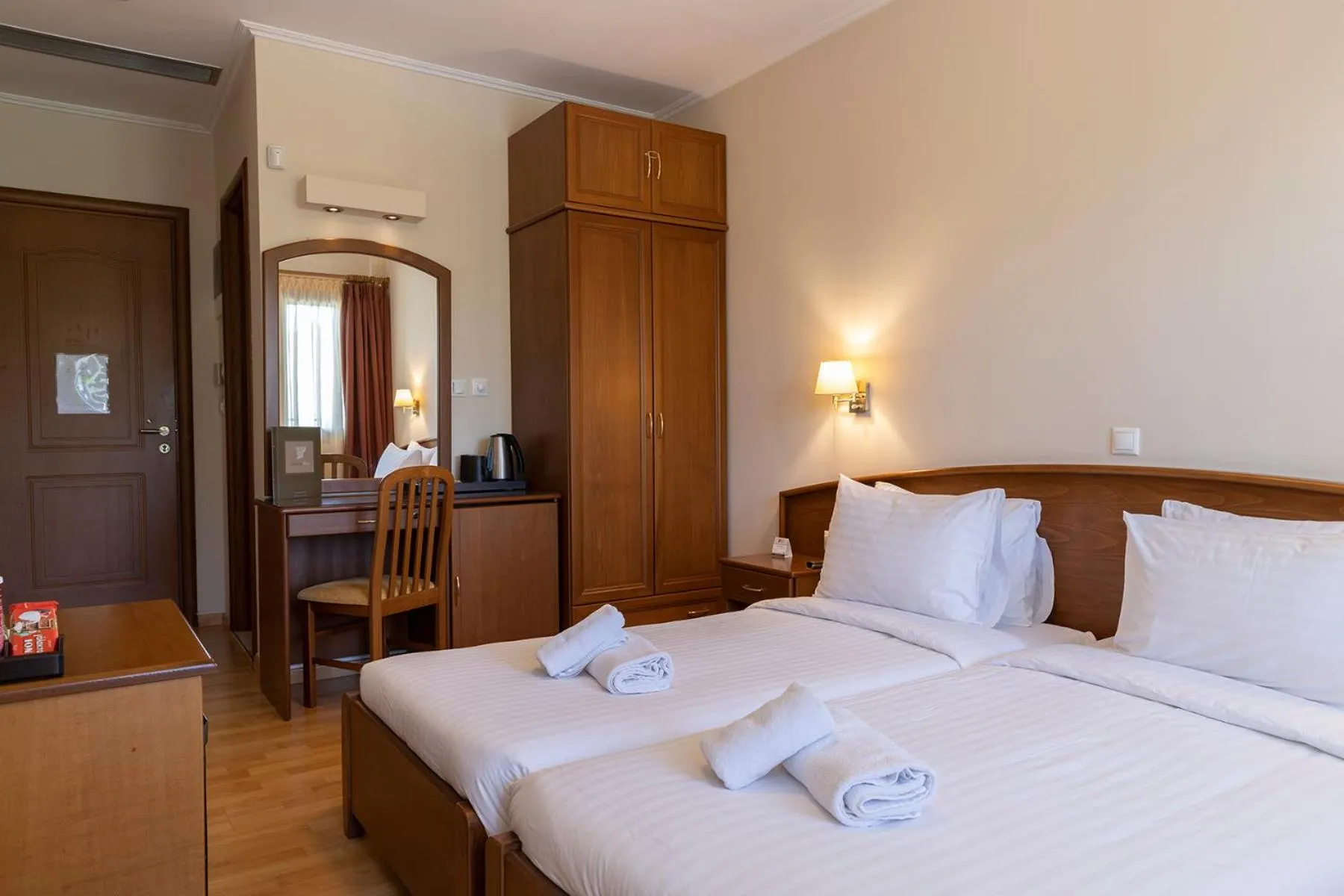 Bed in Xenios Dias Boutique Hotel