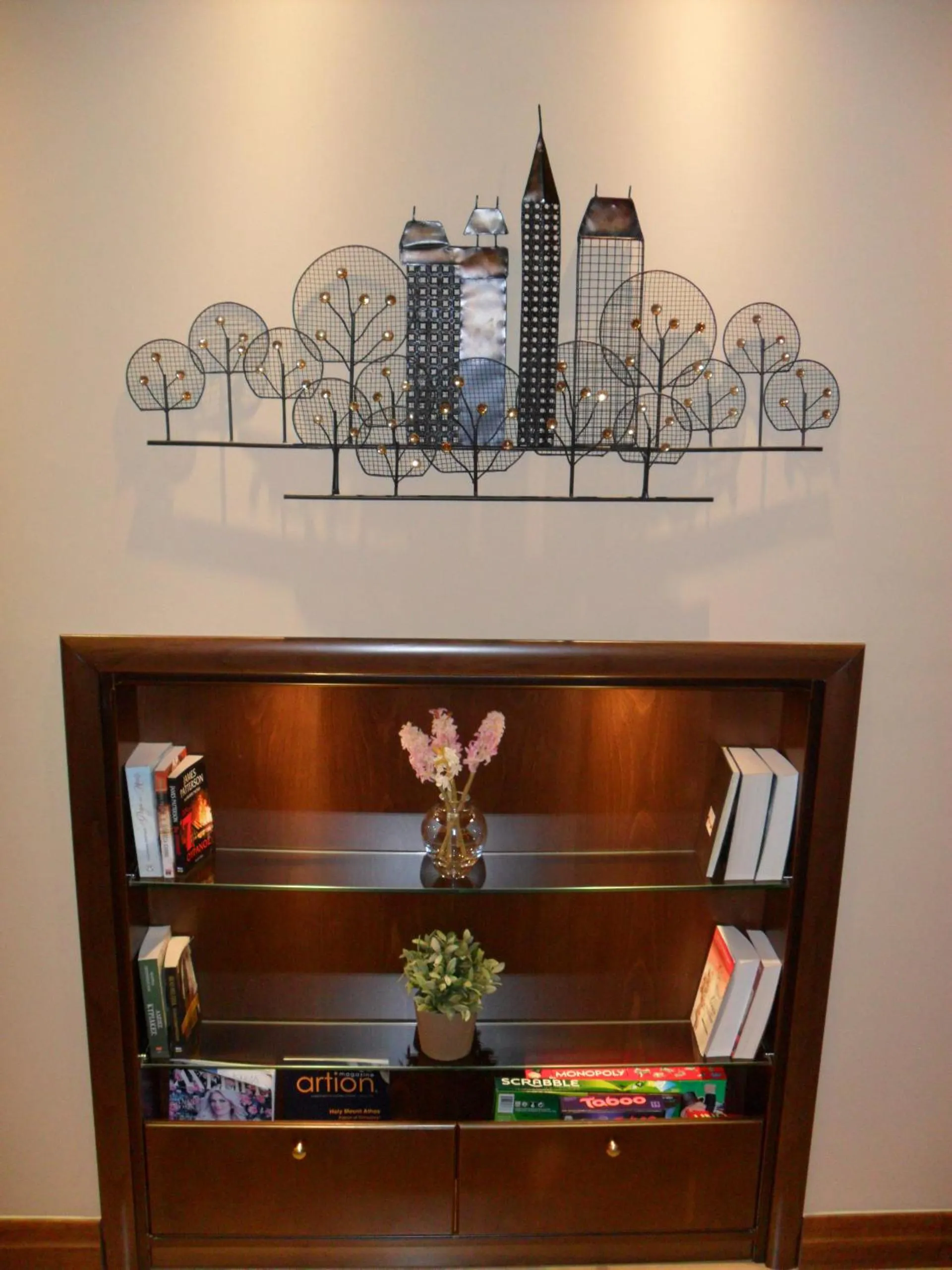 Library in Xenios Dias Boutique Hotel