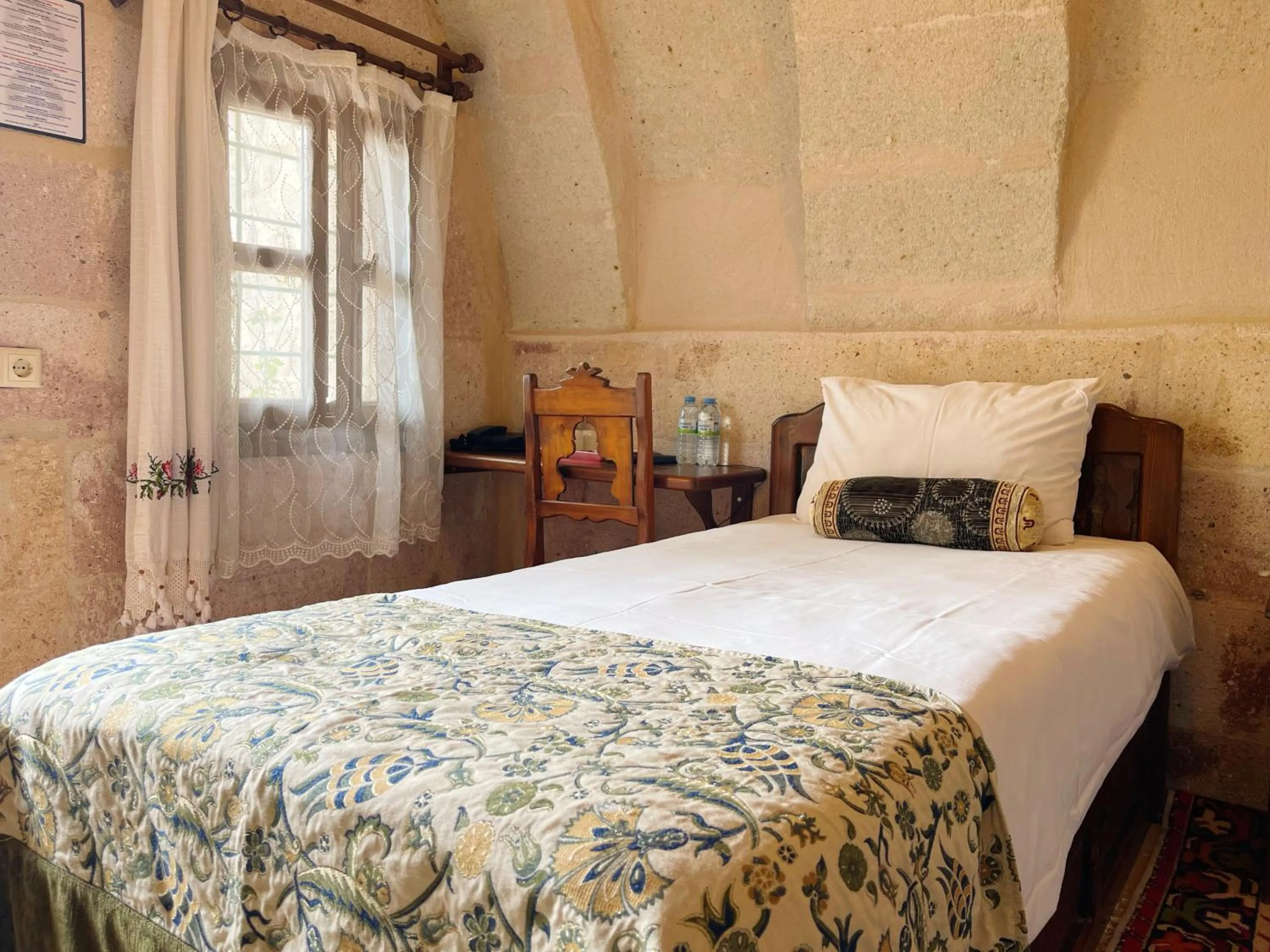 Bed in Gedik Cave Hotel