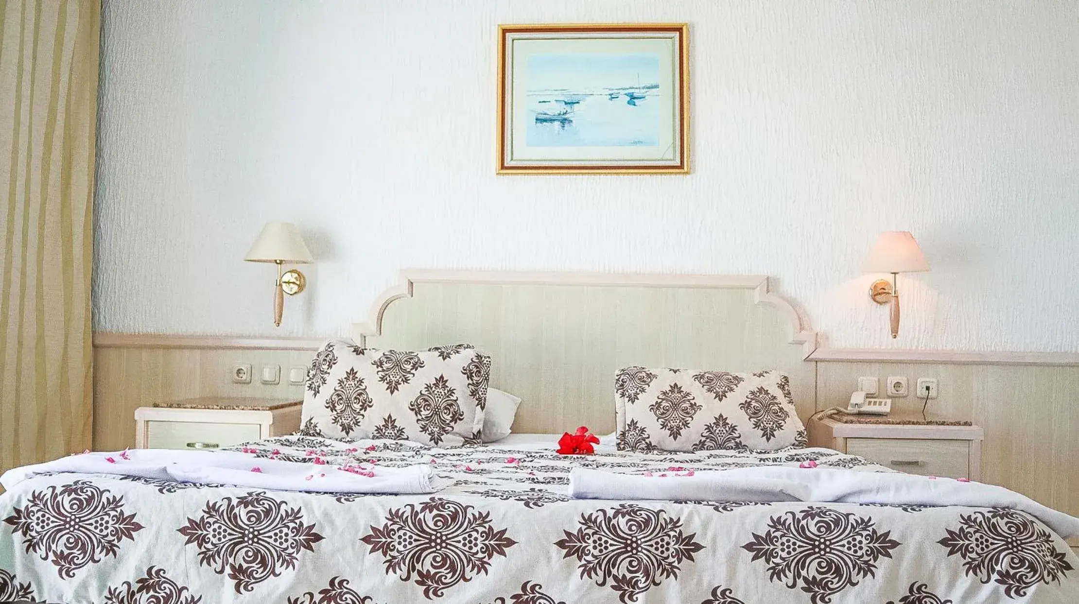 Bed in Hotel Royal Jinene Sousse Bed in Hotel Royal Jinene Sousse