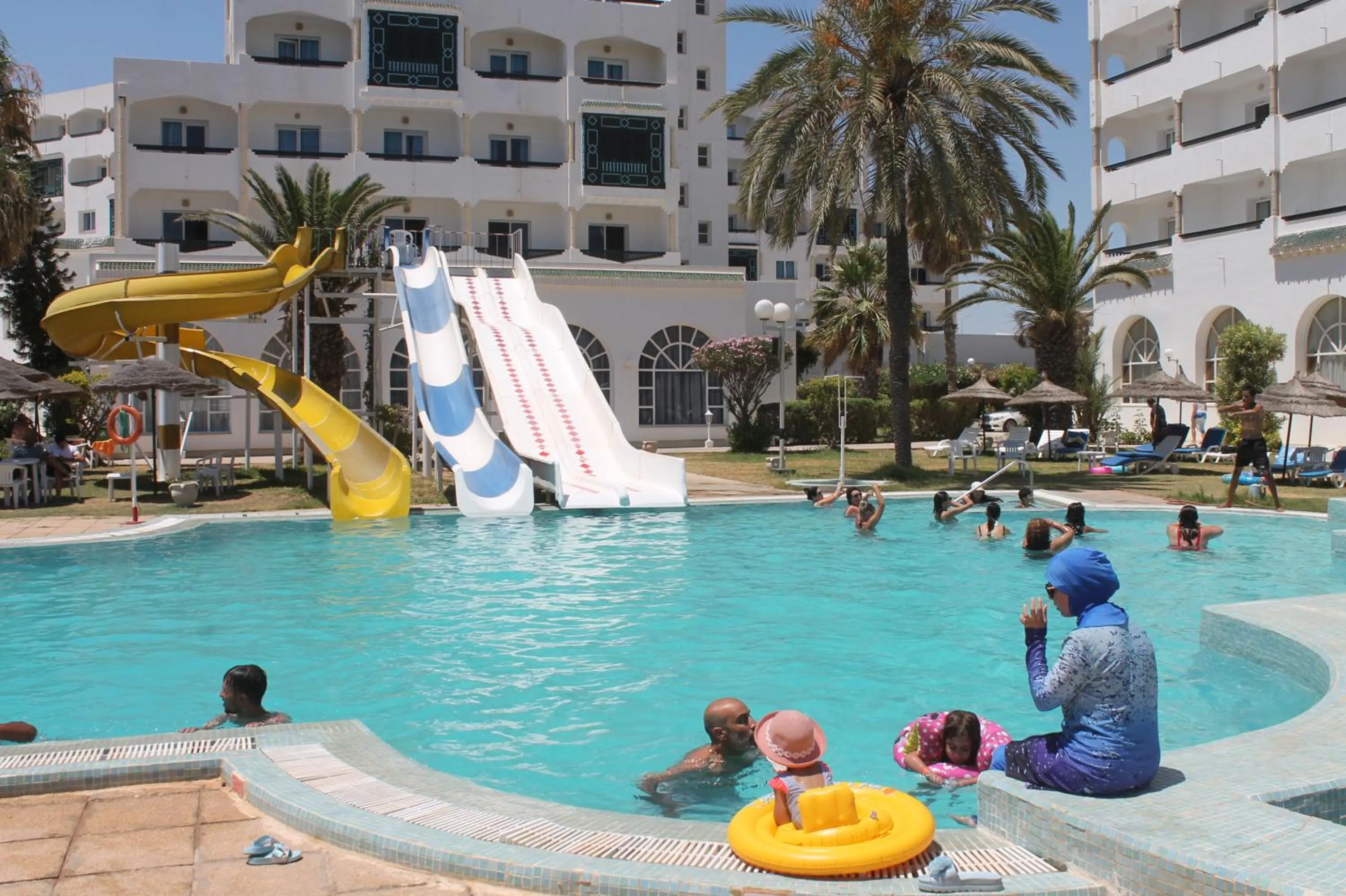 Aqua park in Hotel Royal Jinene Sousse
