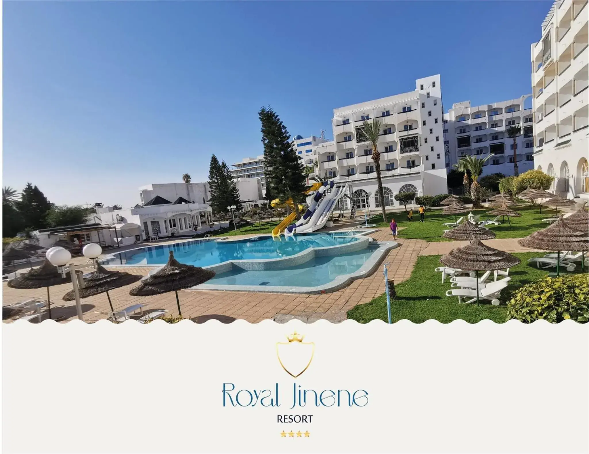 Swimming pool in Hotel Royal Jinene Sousse Swimming pool in Hotel Royal Jinene Sousse