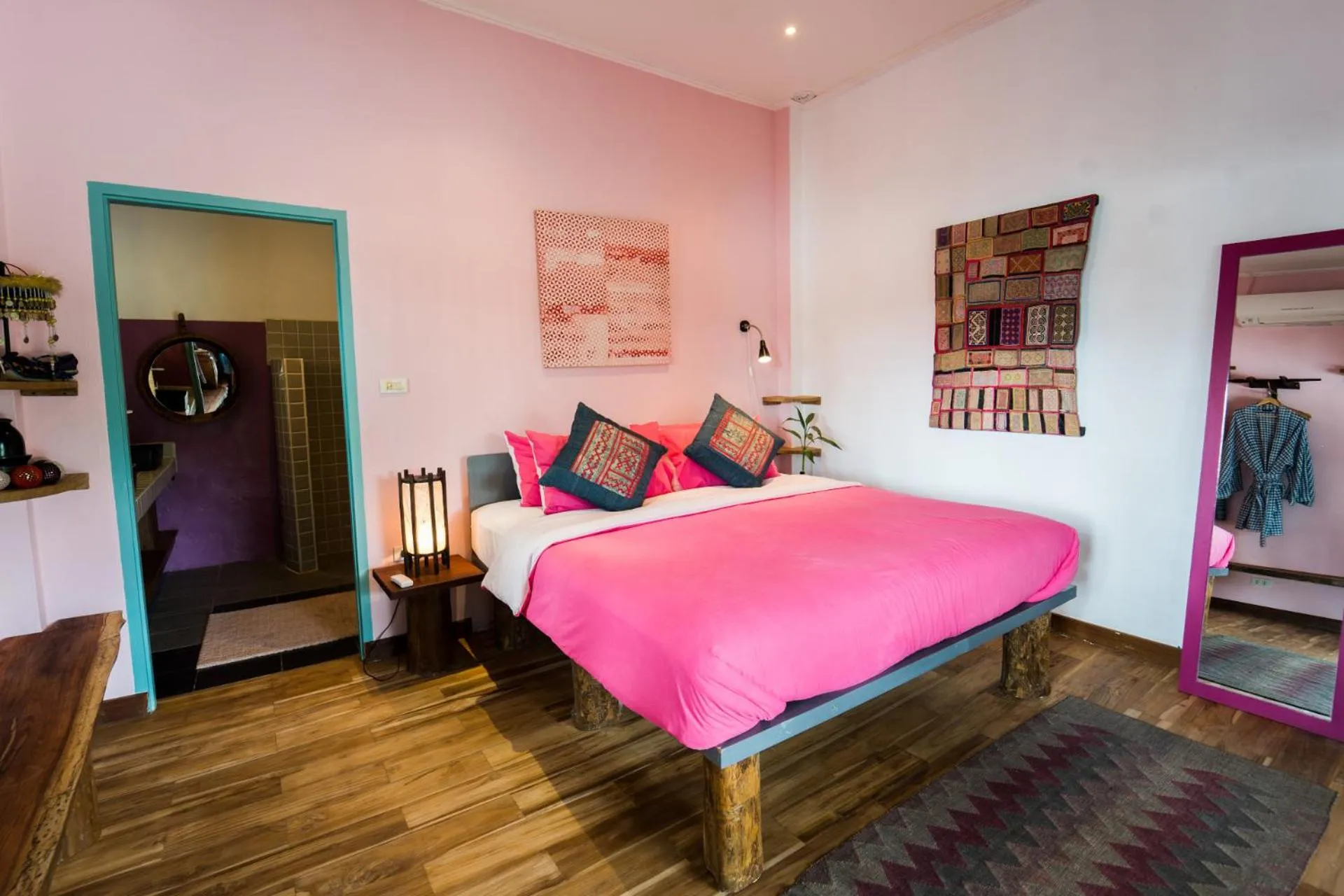 Bedroom, Bed in Ock Pop Tok Mekong Villa