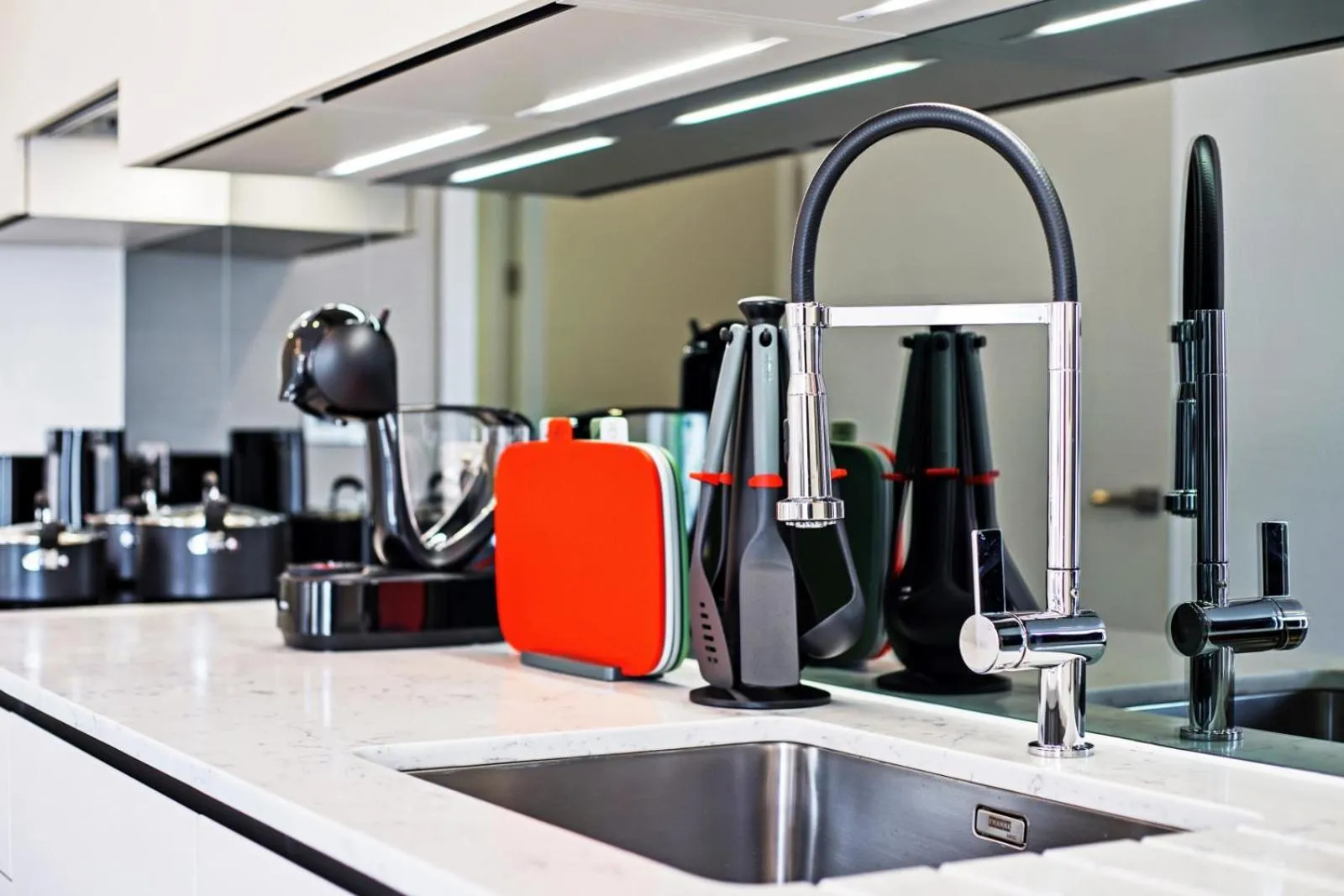 Kitchen or kitchenette in Lux Apartments in Fulham