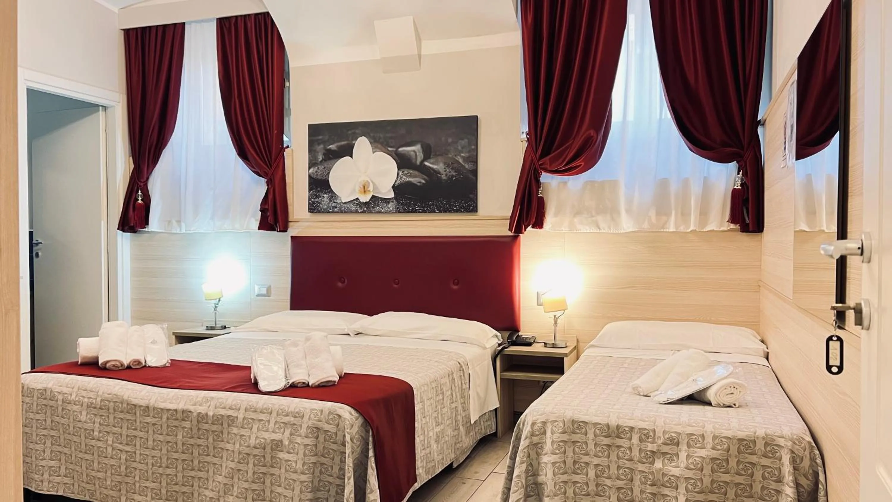 Bedroom, Bed in Hotel Balilla