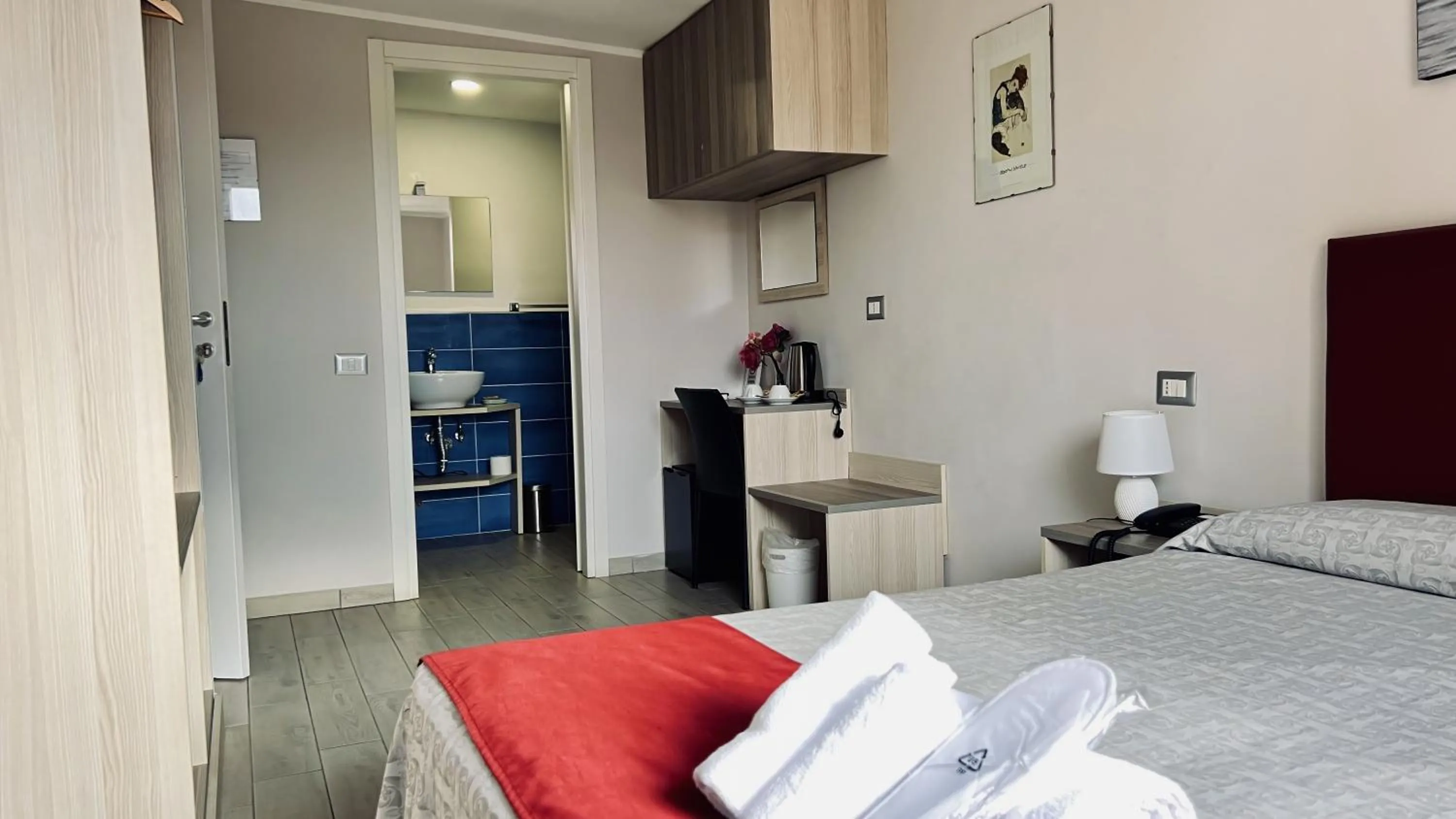 Bedroom, Bed in Hotel Balilla