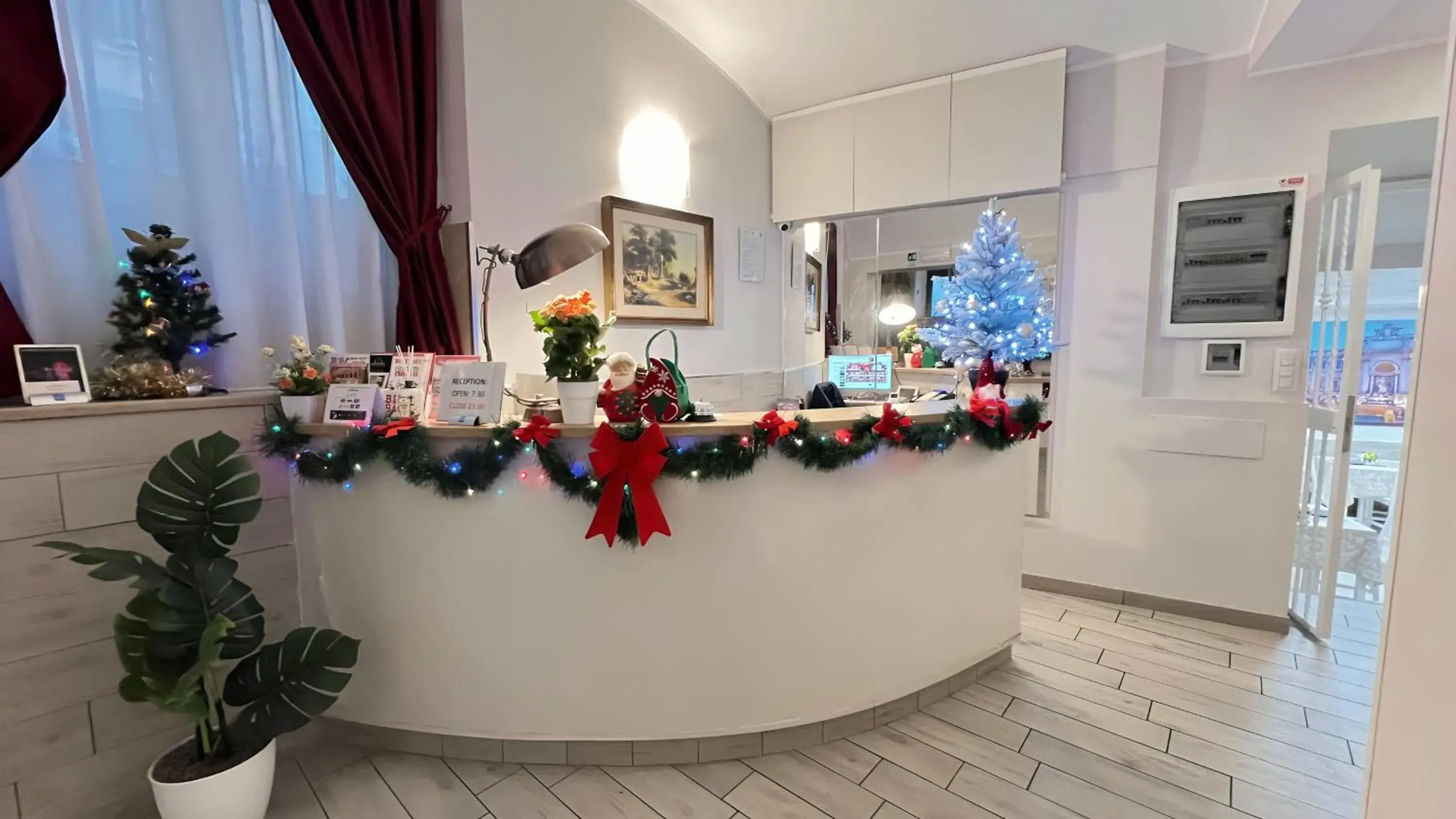 Lobby or reception in Hotel Balilla Lobby or reception in Hotel Balilla