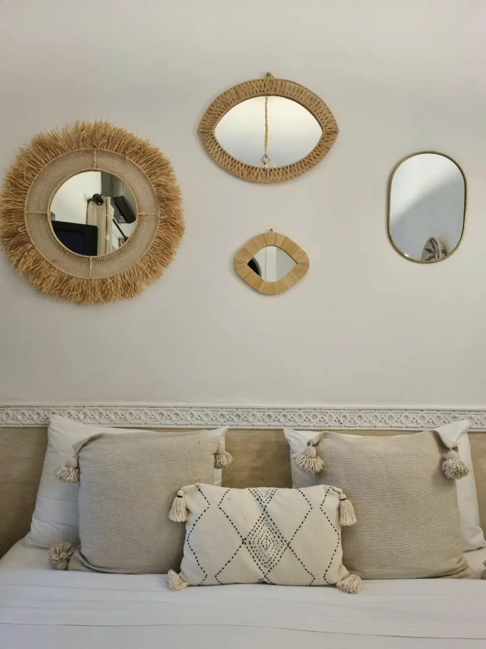 Decorative detail, Bed in Riad les Rêves d'Amélie