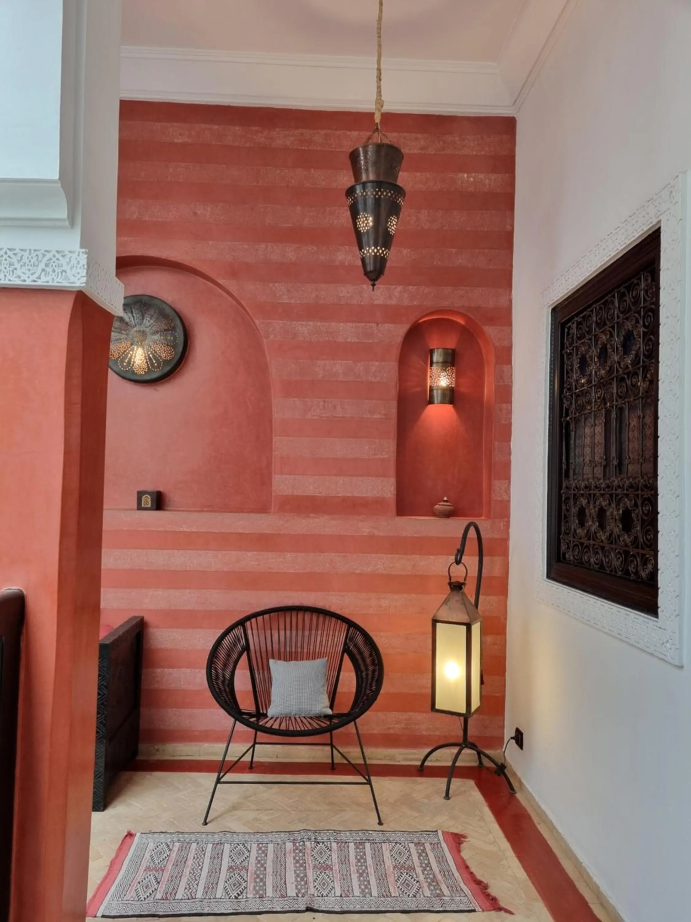 Living room, Bed in Riad les Rêves d'Amélie