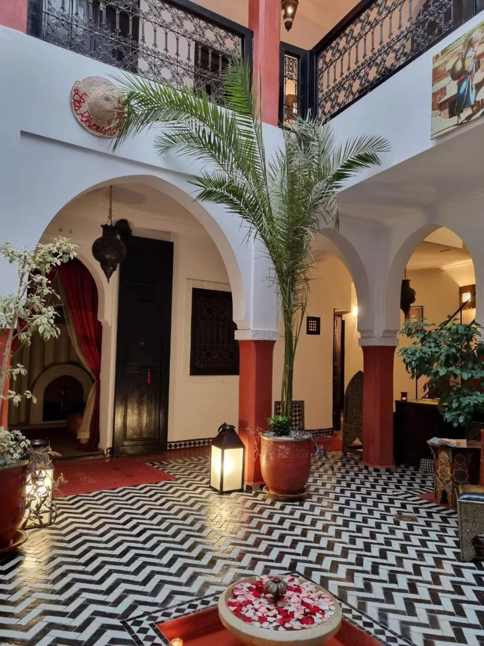 Patio in Riad les Rêves d'Amélie