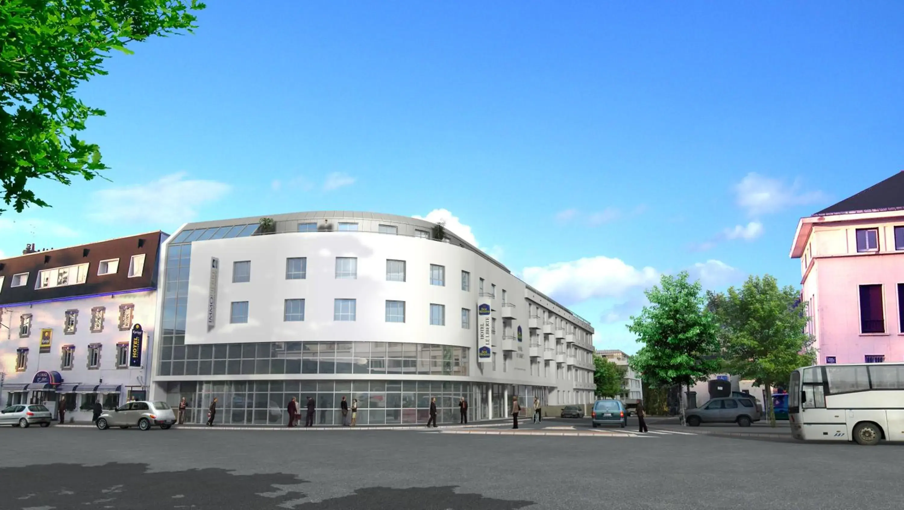 Facade/entrance in Appart Hôtel Le Liberté Vannes Centre-Ville Facade/entrance in Appart Hôtel Le Liberté Vannes Centre-Ville