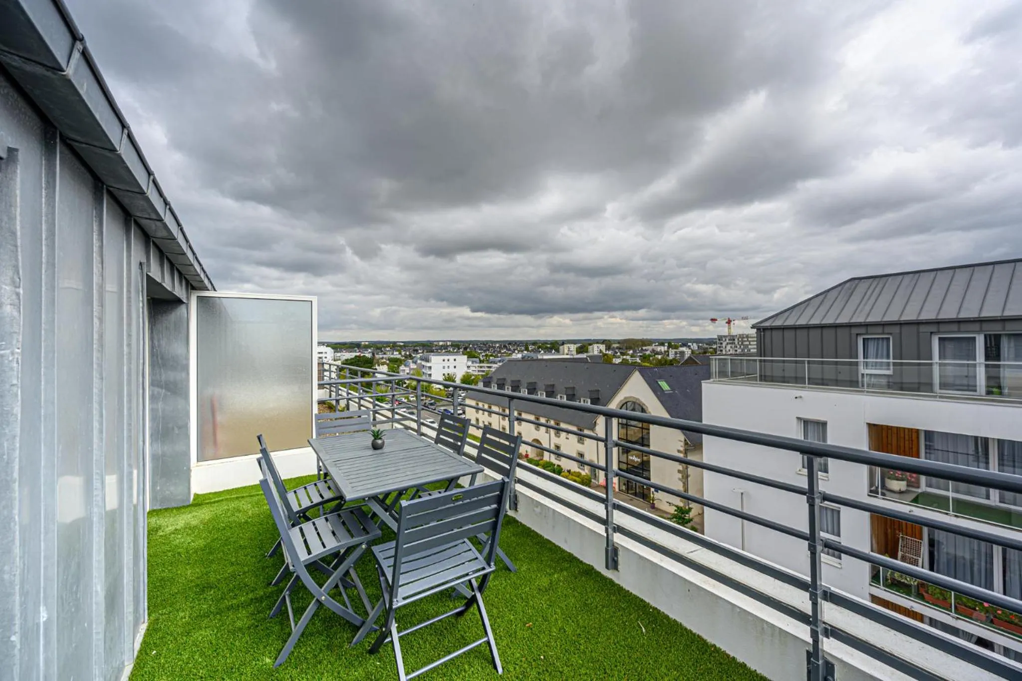 Balcony/Terrace in Appart Hôtel Le Liberté Vannes Centre-Ville