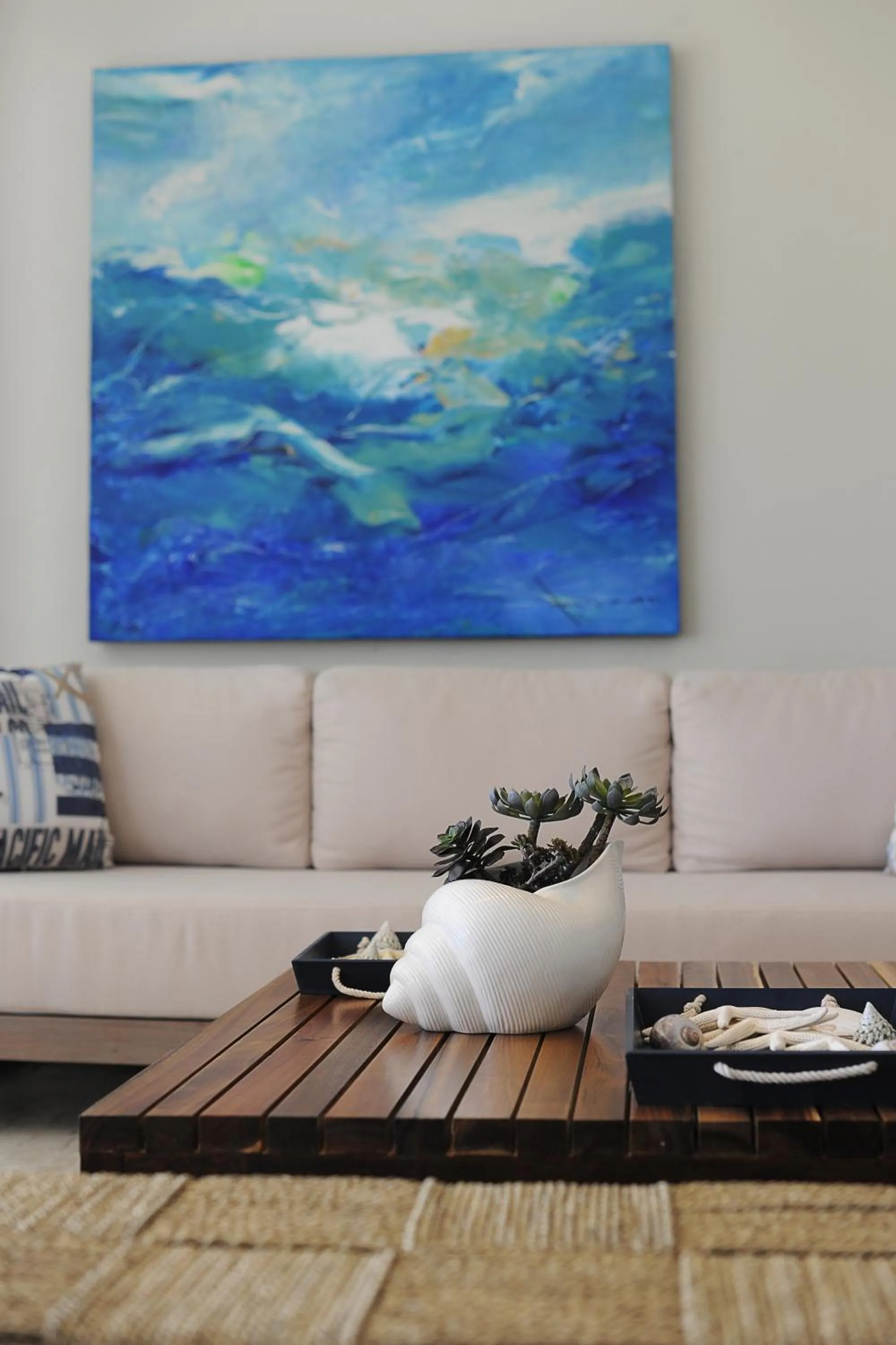 Decorative detail in Blue JackTar